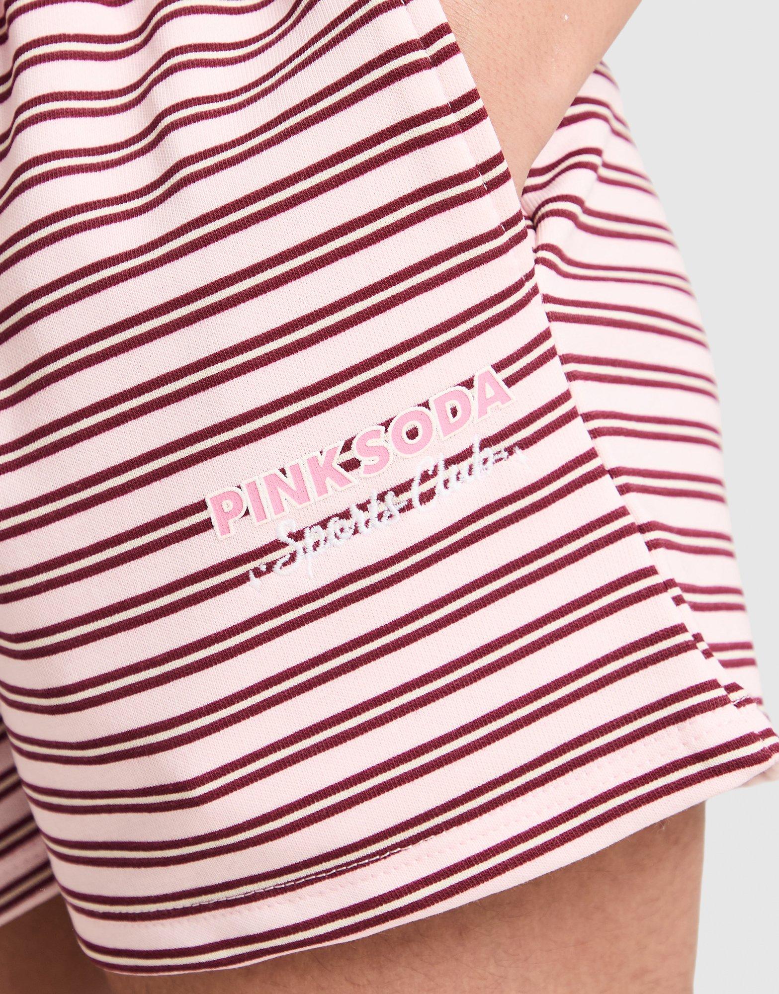 Pink Soda Sport Girls' Stripe Shorts Junior