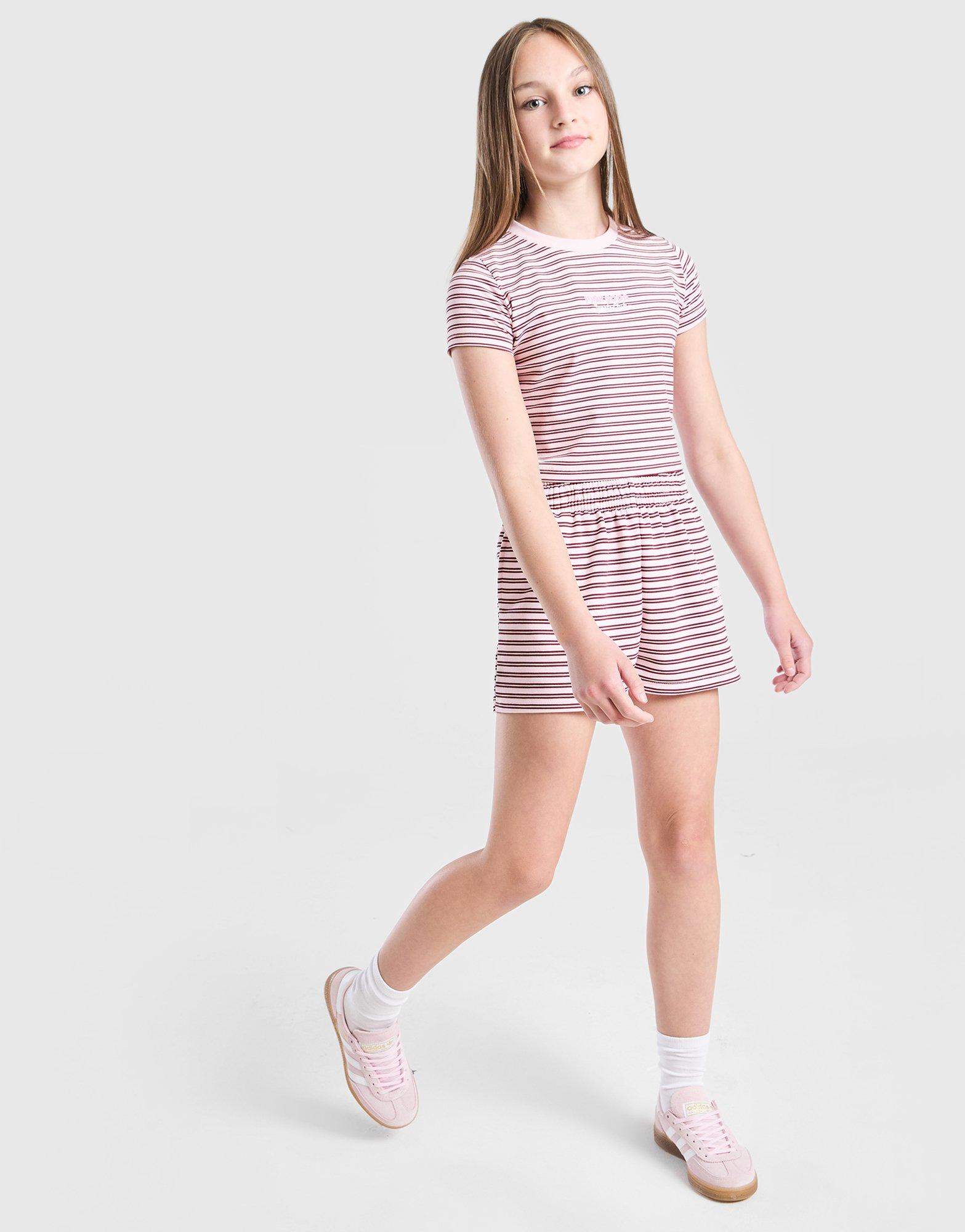 Pink Soda Sport Girls' Stripe Baby T-Shirt Junior