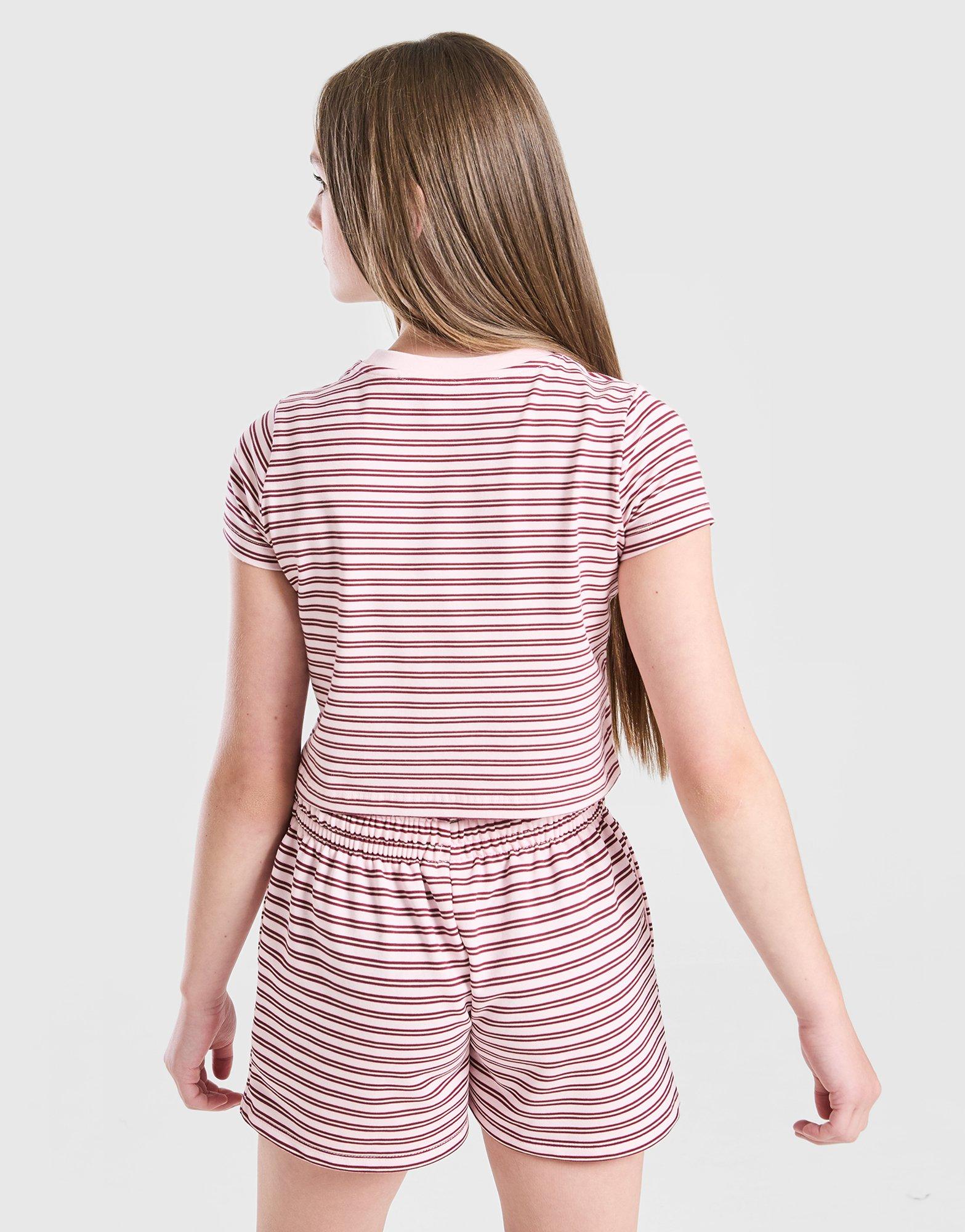 Pink Soda Sport Girls' Stripe Baby T-Shirt Junior