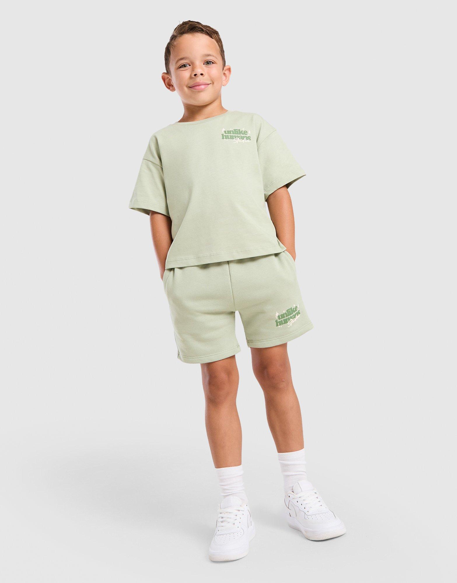 Unlike Humans Graphic T-Shirt/Shorts Set Children