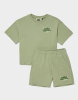 Unlike Humans Graphic T-Shirt/Shorts Set Children