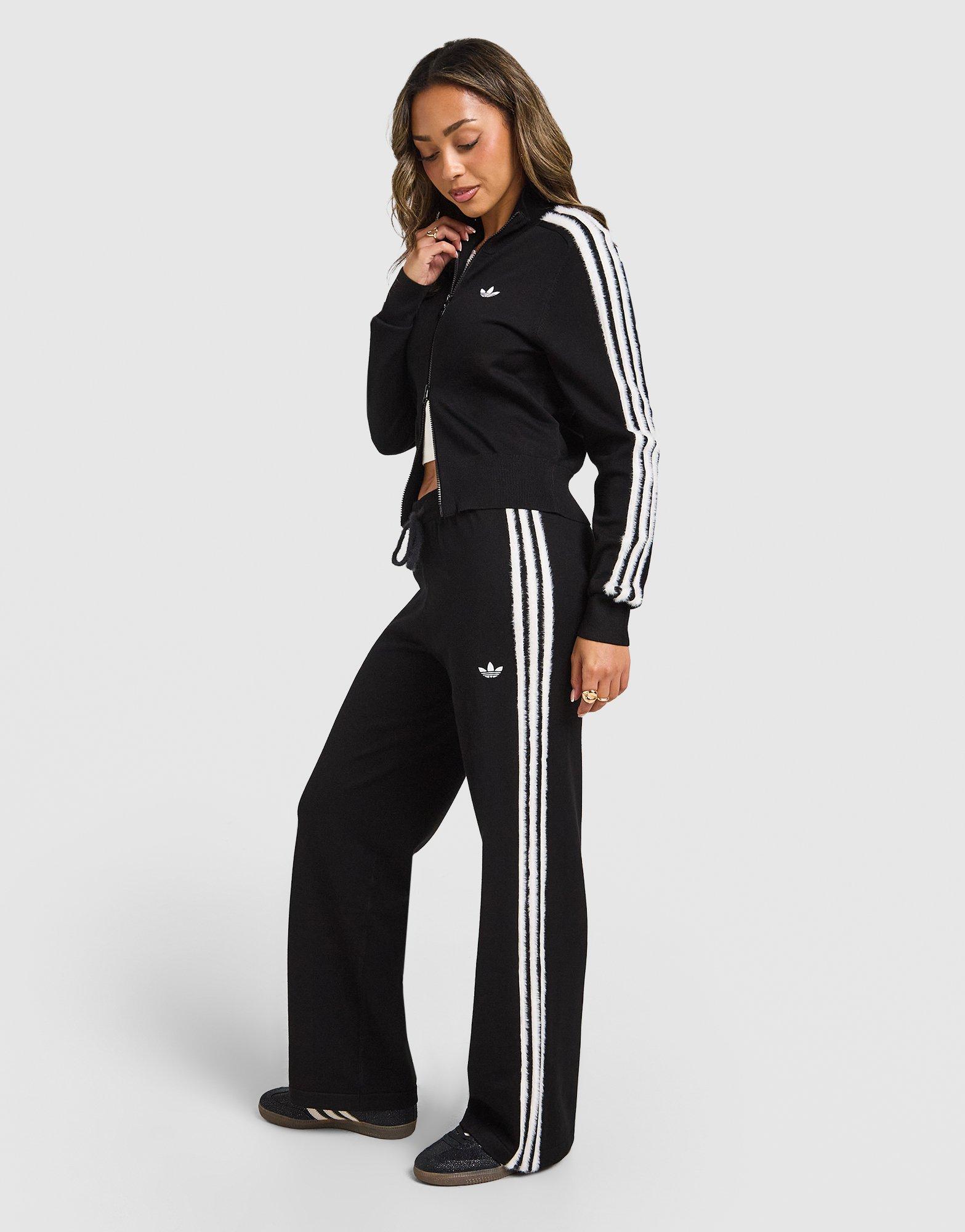 adidas Originals Fluffy 3-Stripes Knit Joggers