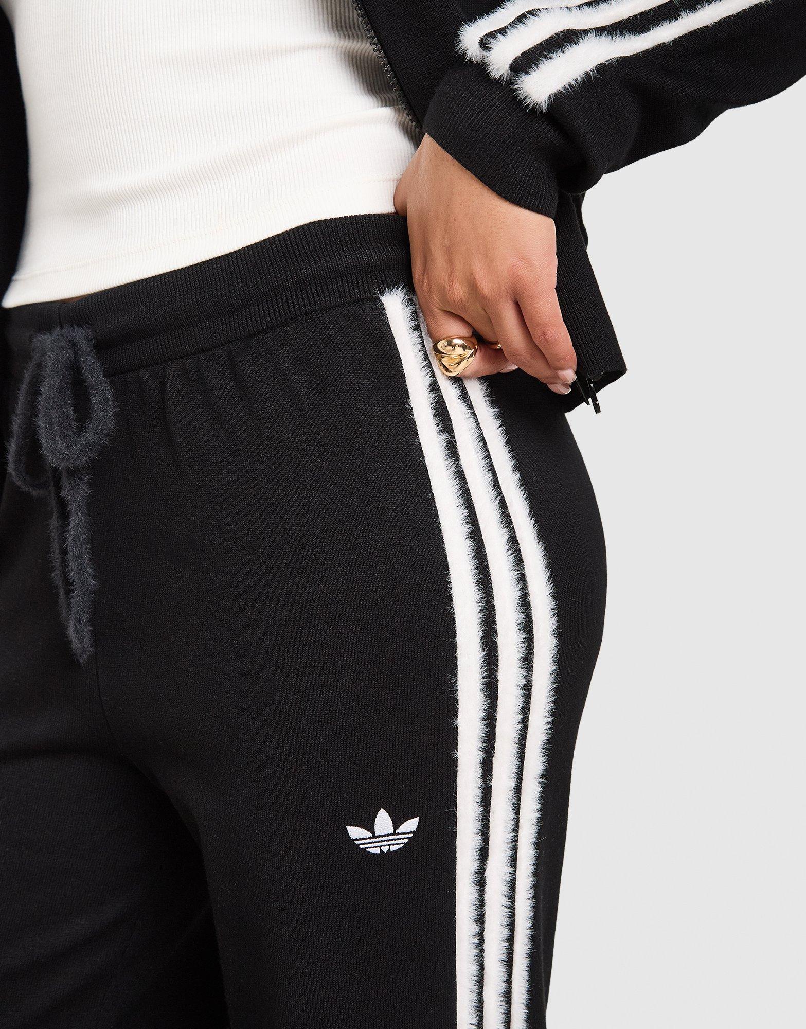 adidas Originals Fluffy 3-Stripes Knit Joggers