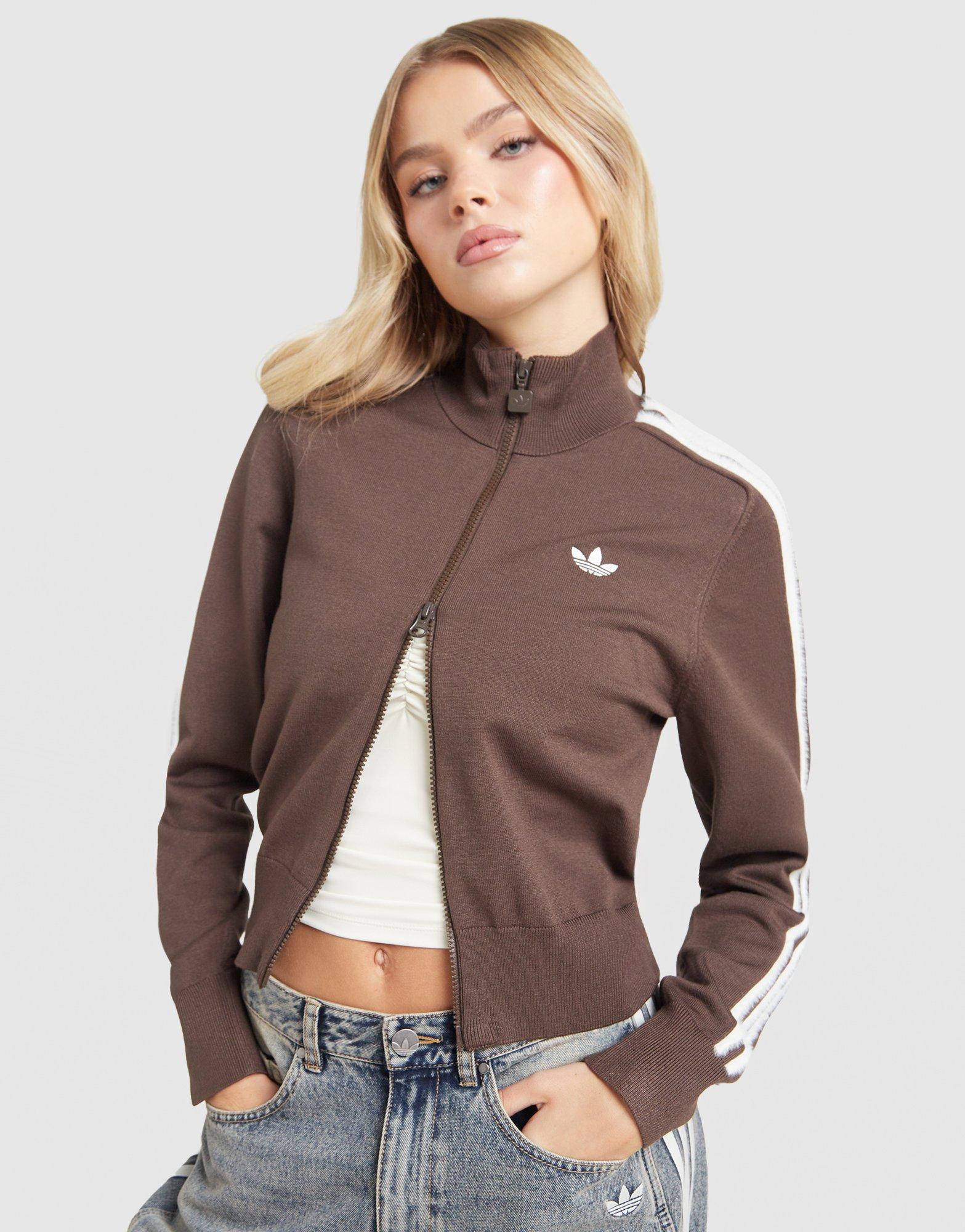 adidas Originals Fluffy 3-Stripes Knit Track Top