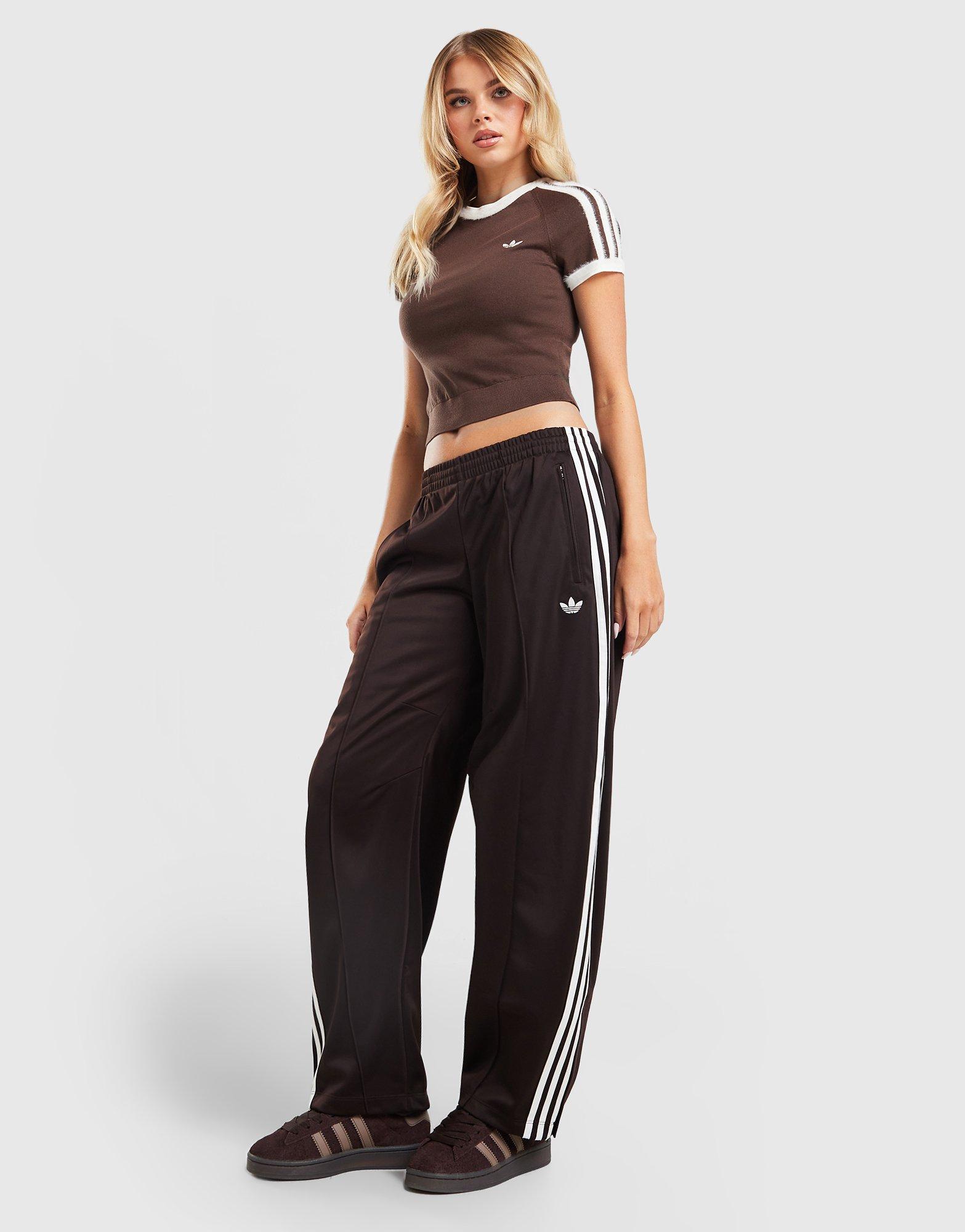 adidas Originals Fluffy 3-Stripes Knit Slim T-Shirt