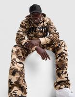Hoodrich Camo Iron All Over Print Full Zip Hoodie