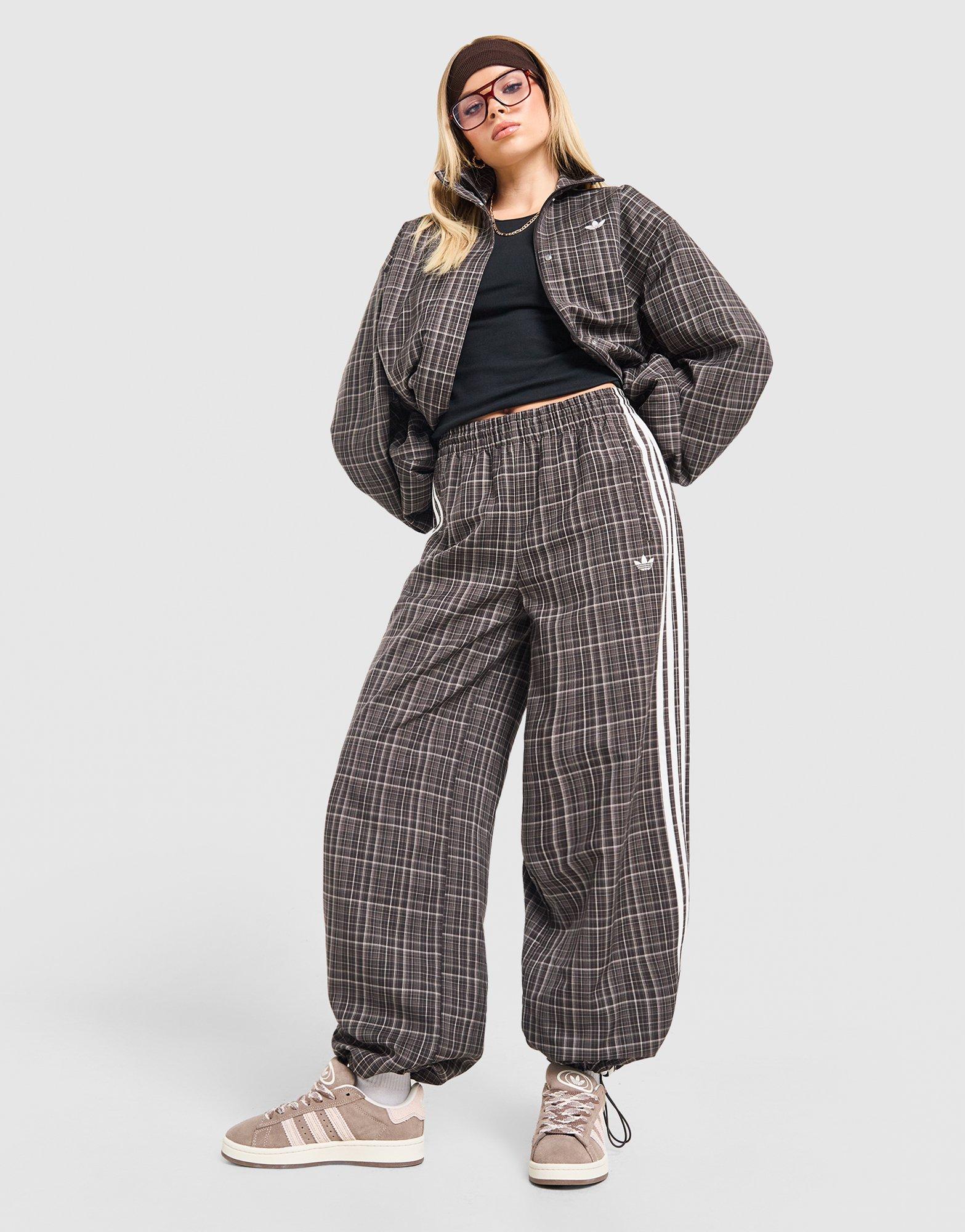 adidas Originals 3-Stripes Check Tailored Track Pants