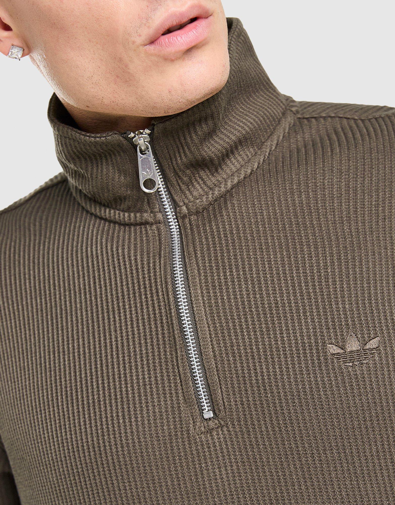 adidas Originals Sudadera Waffle 1/4 Zip