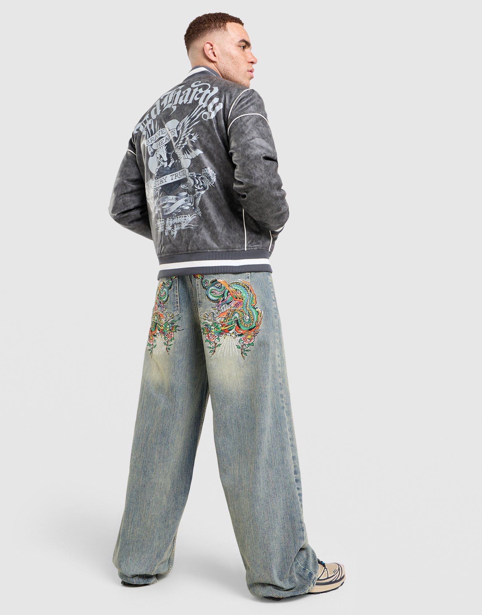 Ed Hardy Brave Eagle Bomber Jacket