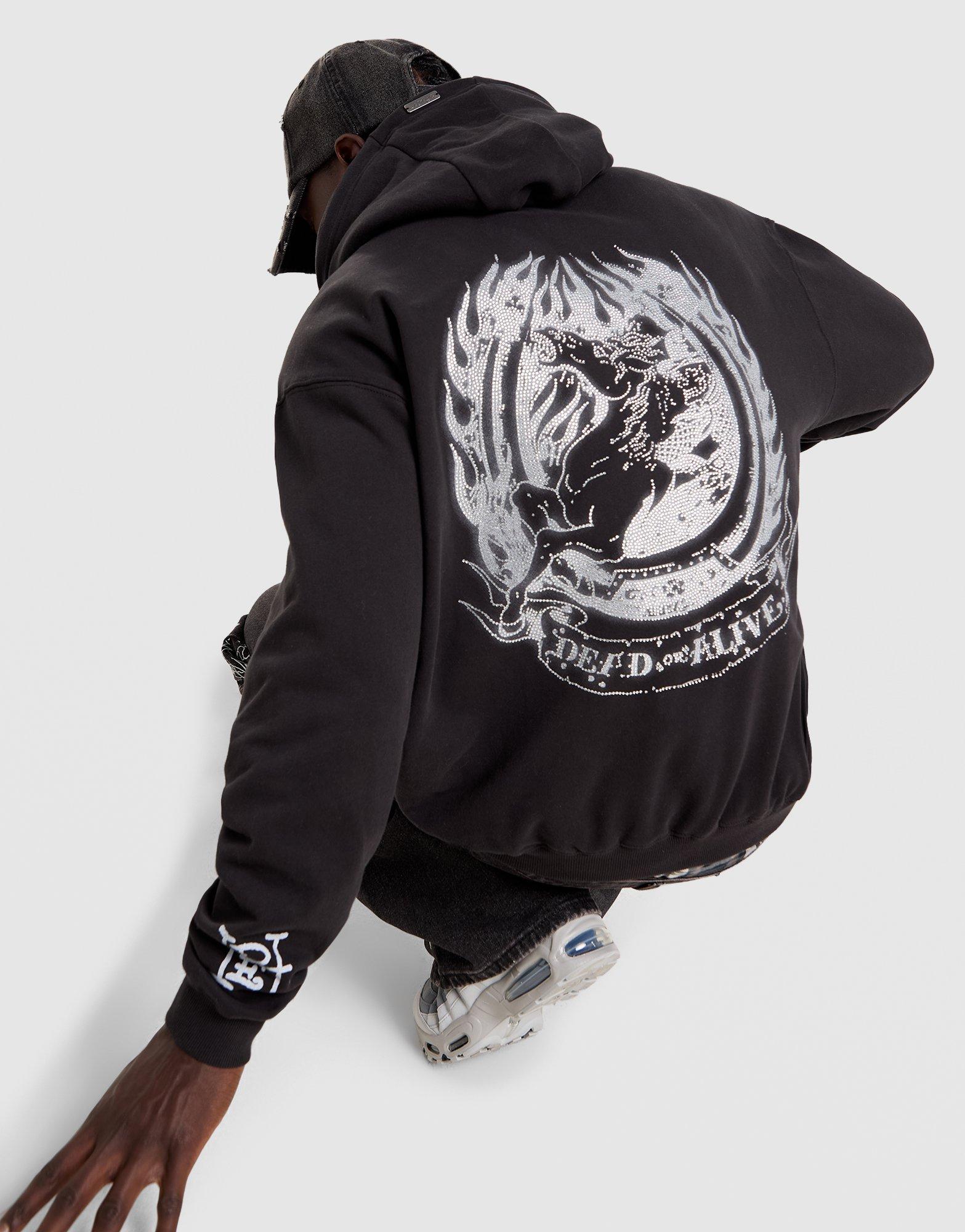 Ed Hardy Diamante Overhead Hoodie
