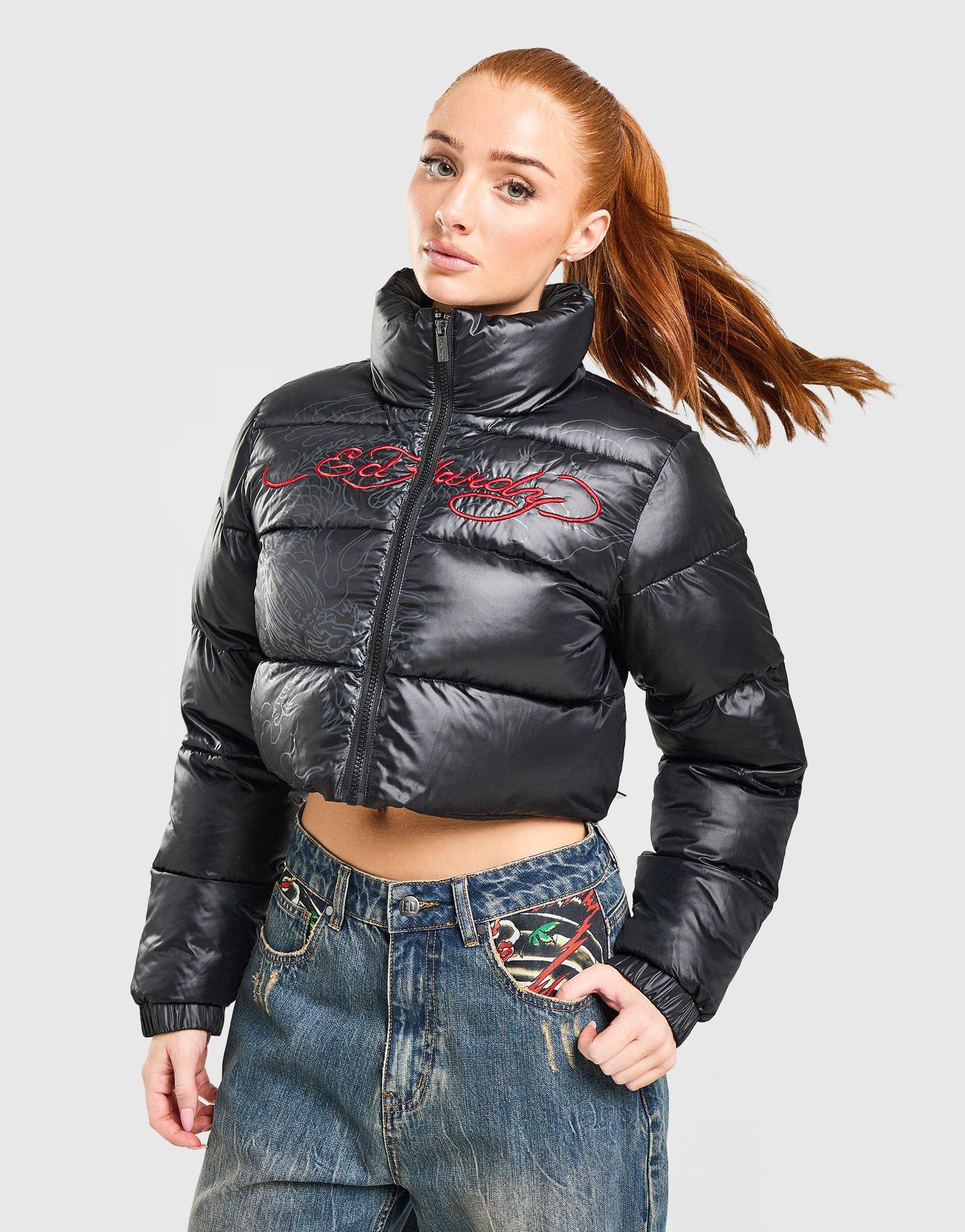 Ed Hardy Script Puffer Jacket
