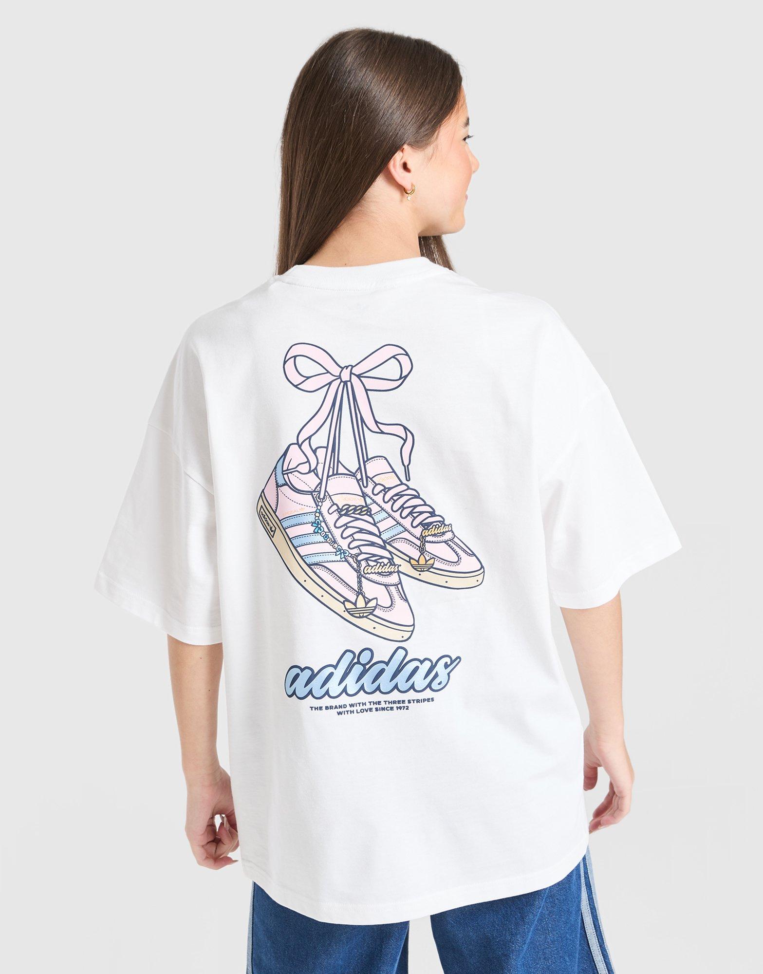 adidas Originals Girls' Footwear Charm T-Shirt