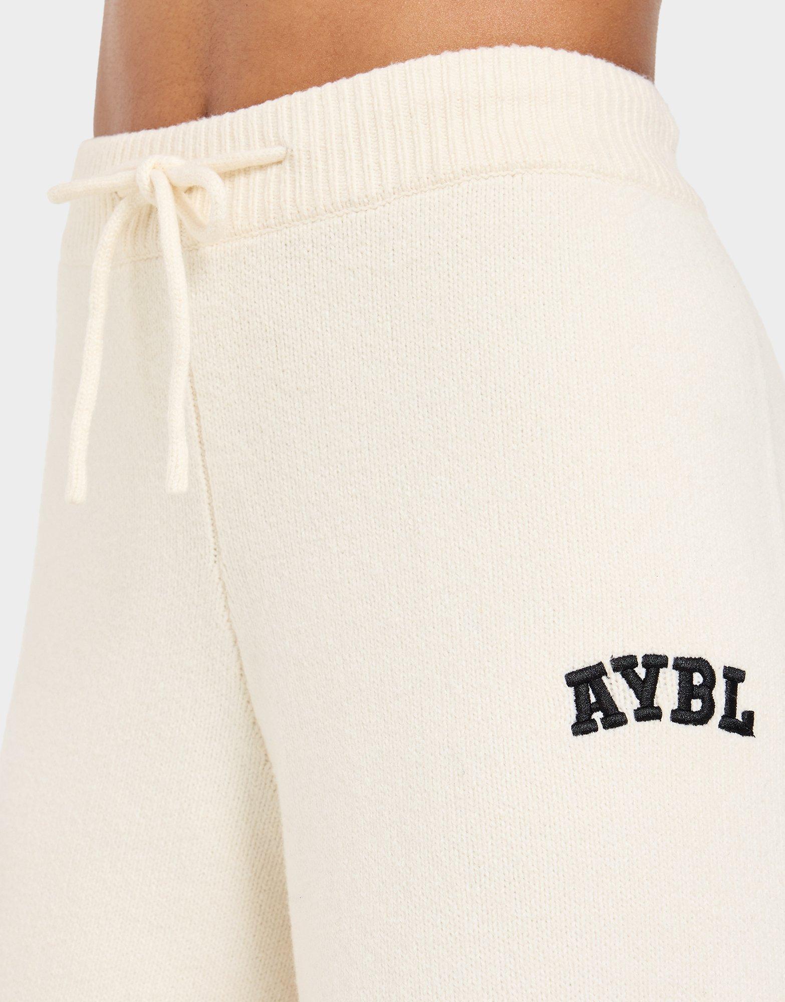 AYBL Varsity Knitted Wide Joggers