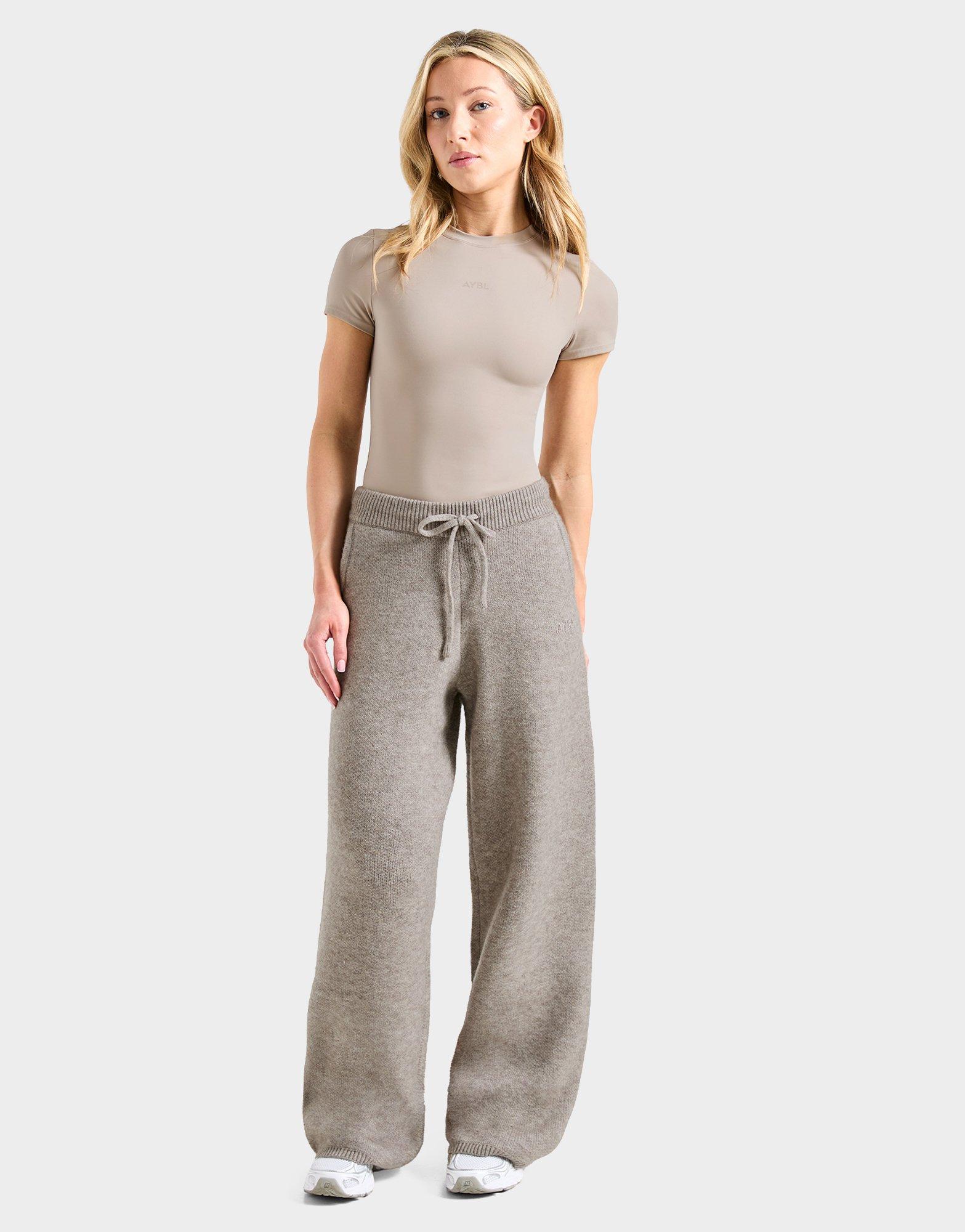 AYBL Soft Knitted Wide Joggers
