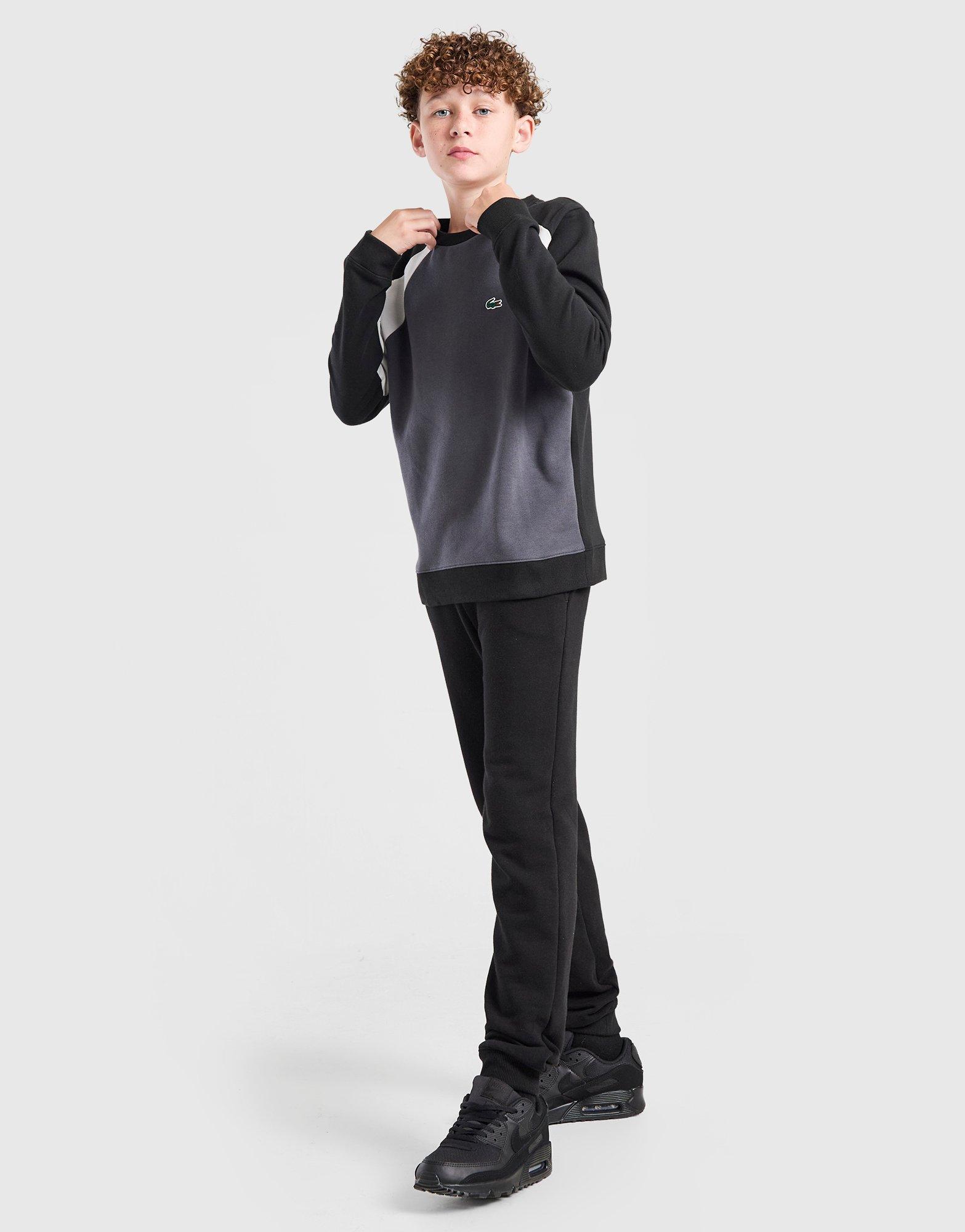 Lacoste Colour Block Fleece Crew Sweatshirt Junior