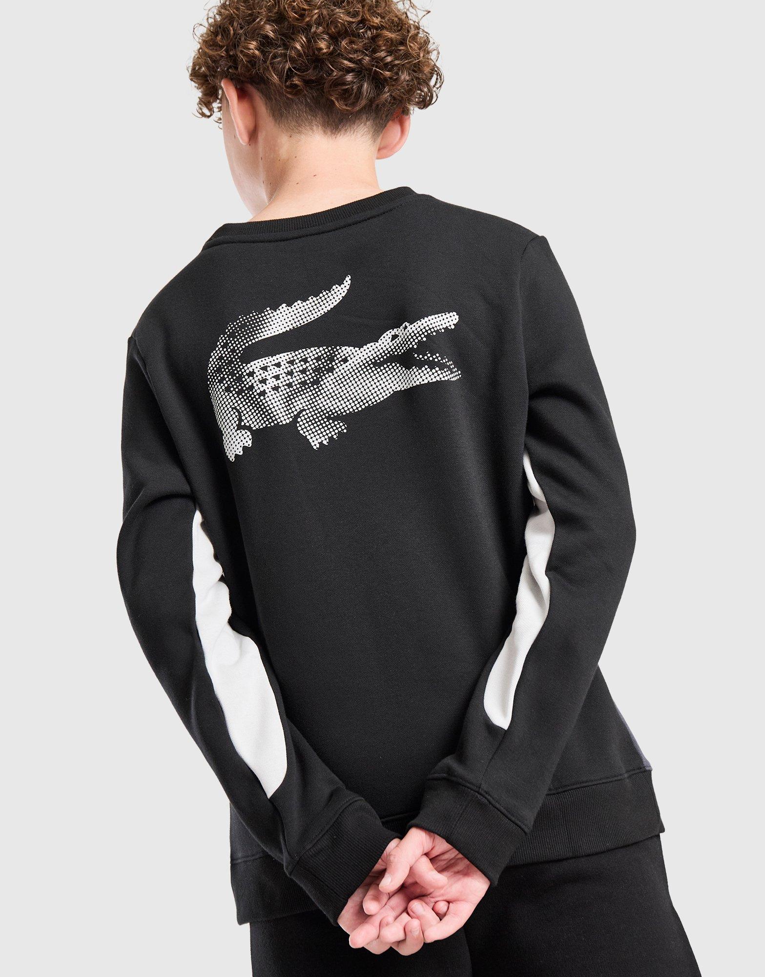 Lacoste Colour Block Fleece Crew Sweatshirt Junior