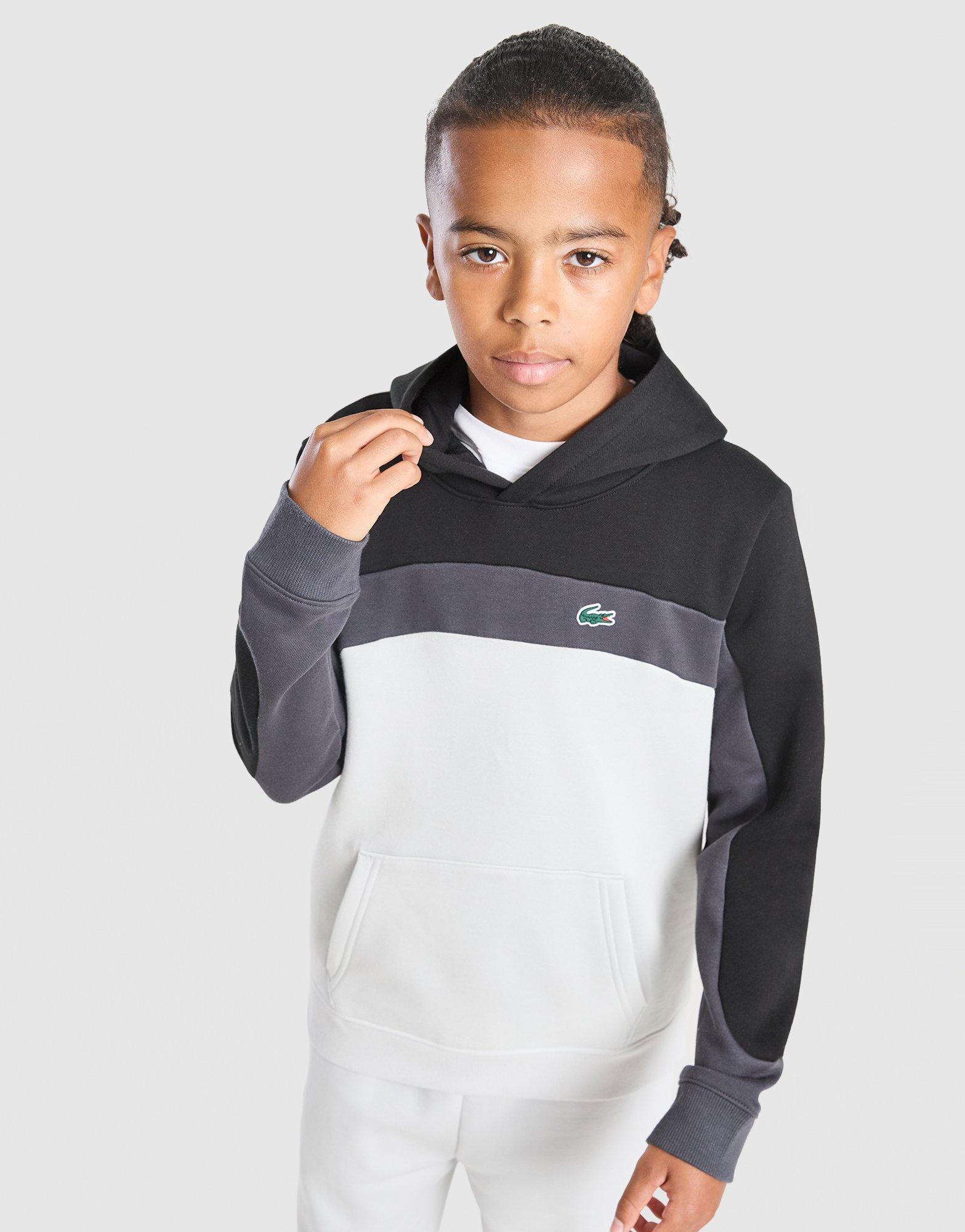 Lacoste Colour Block Fleece Hoodie Junior