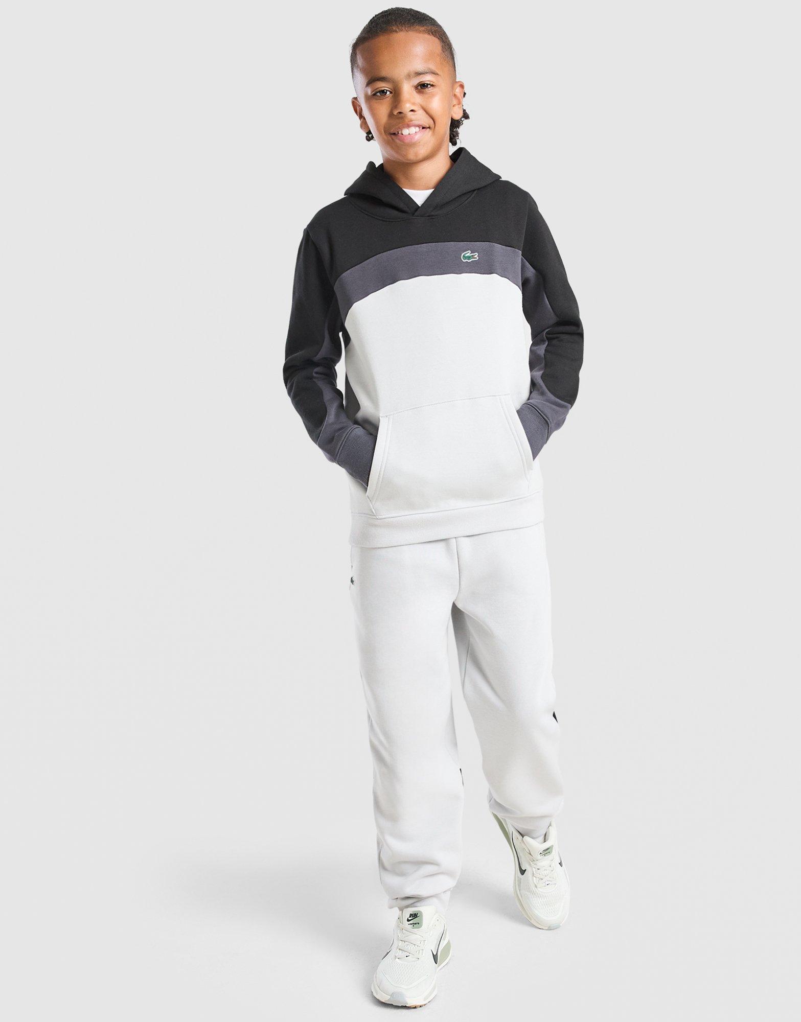 Lacoste Colour Block Fleece Hoodie Junior
