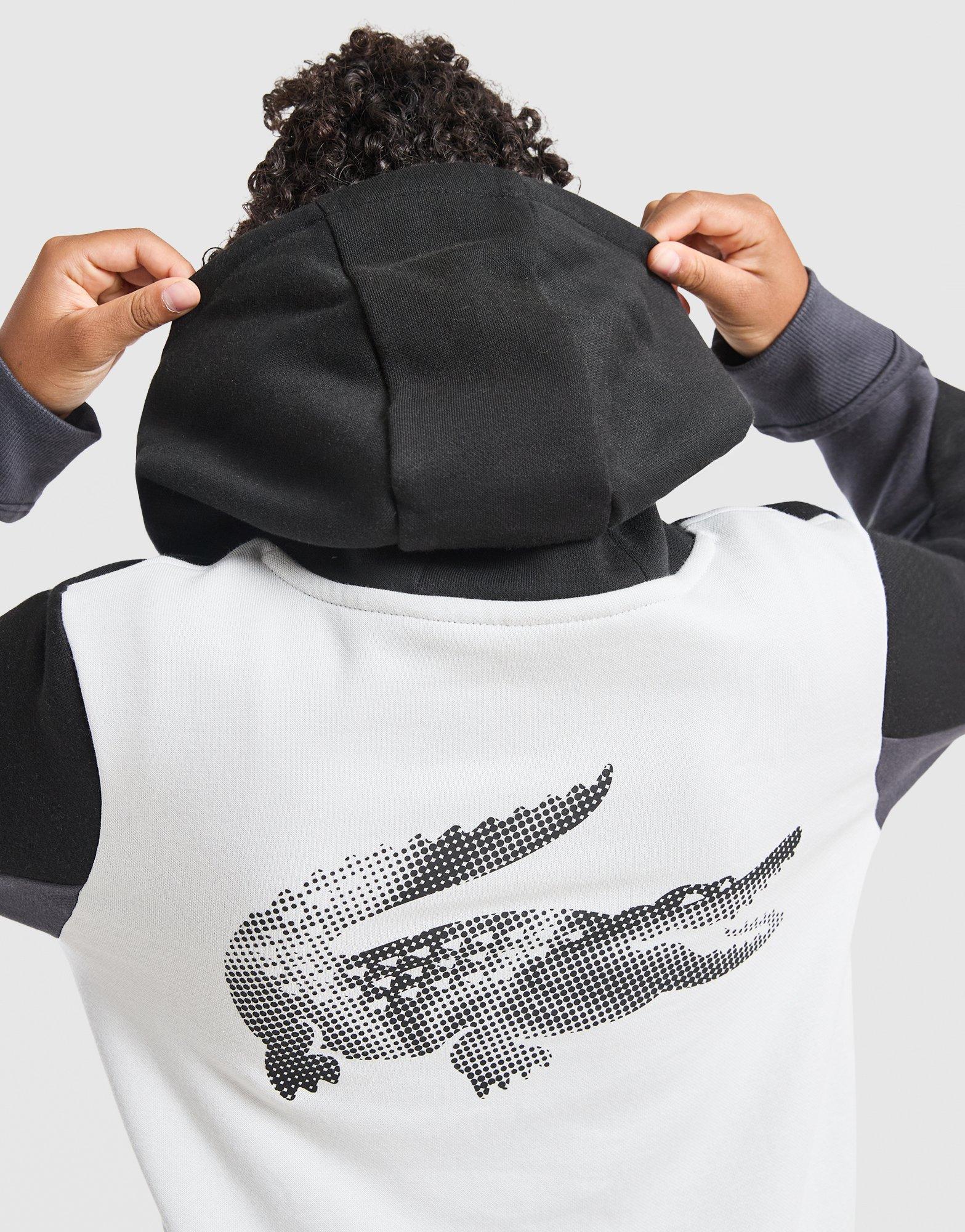 Lacoste Colour Block Fleece Hoodie Junior