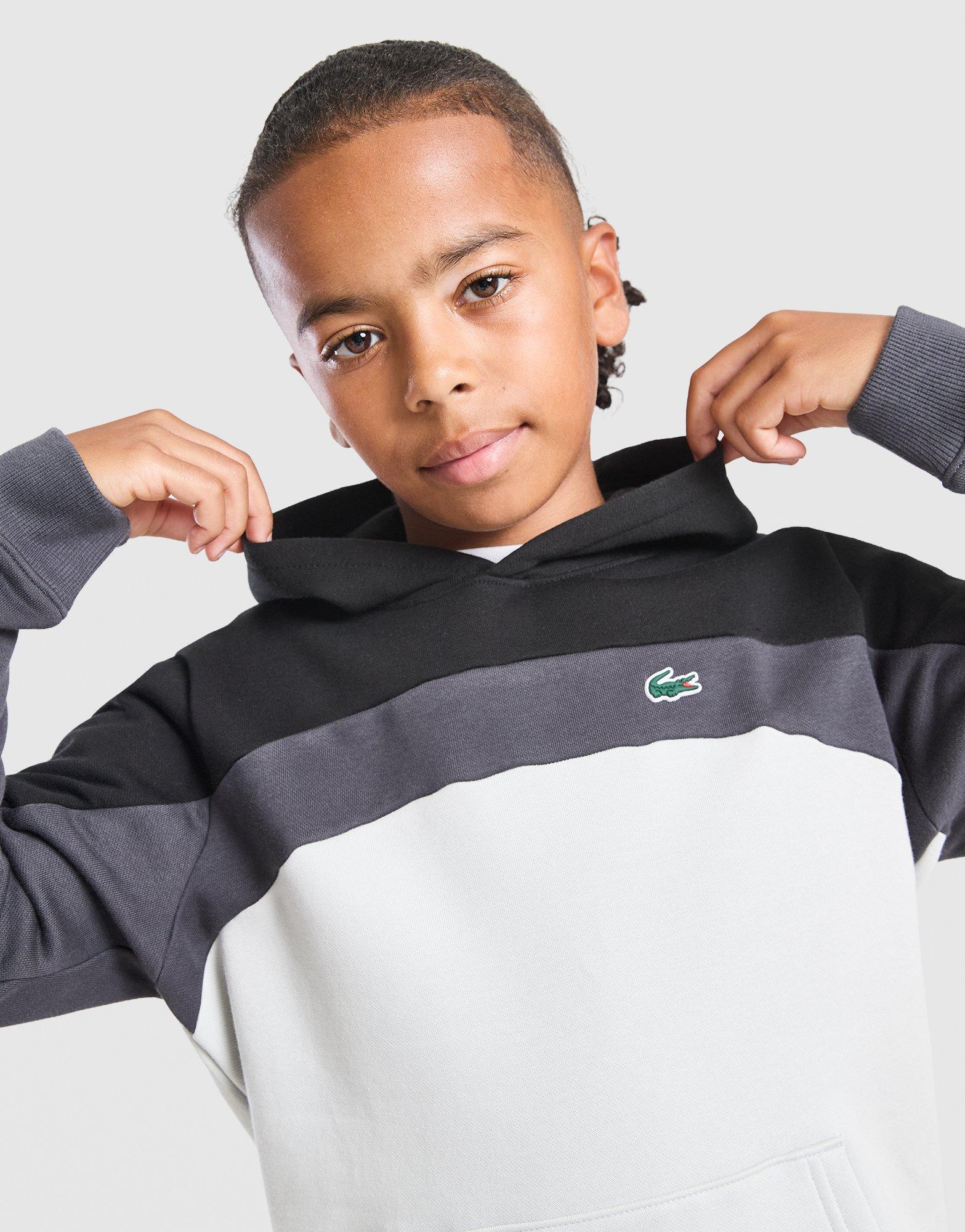 Lacoste Colour Block Fleece Hoodie Junior