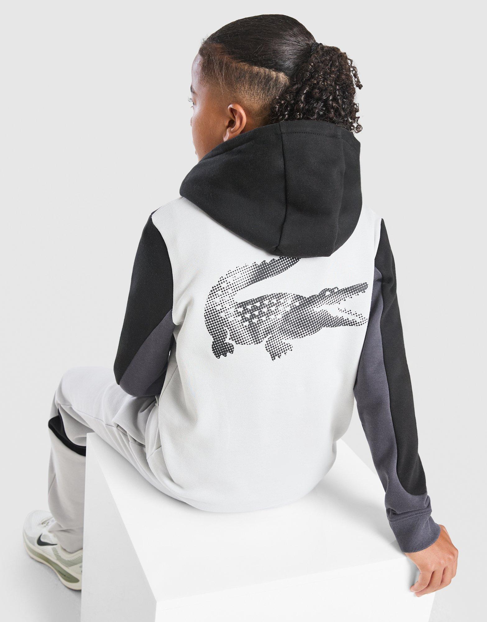 Lacoste Colour Block Fleece Hoodie Junior
