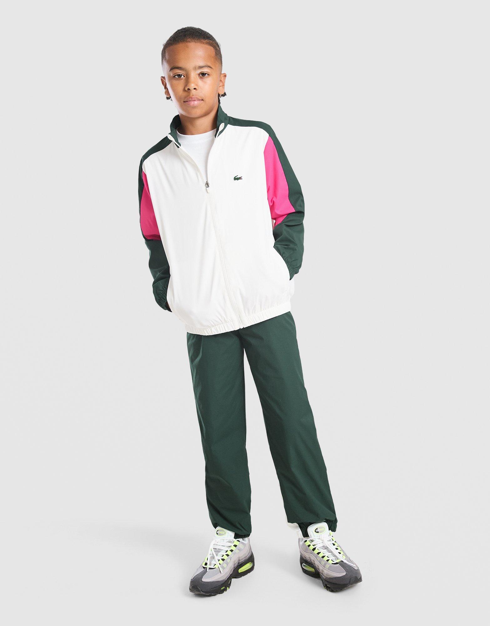 Lacoste Woven Colour Block Tracksuit Junior