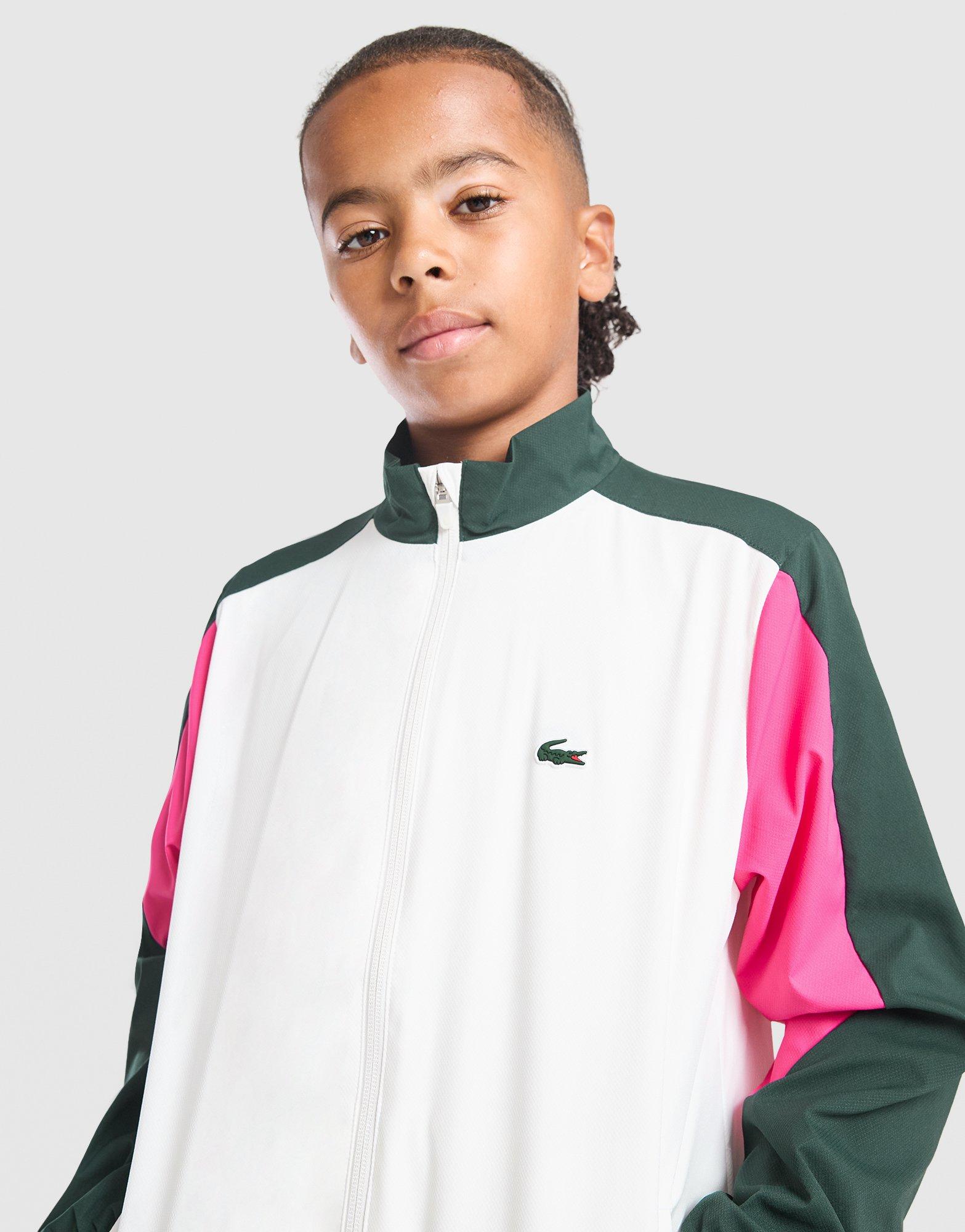 Lacoste Woven Colour Block Tracksuit Junior