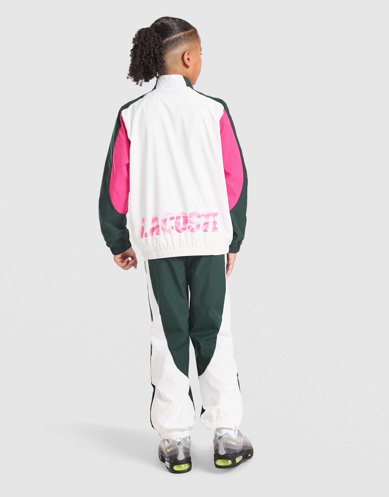 Lacoste Woven Colour Block Tracksuit Junior