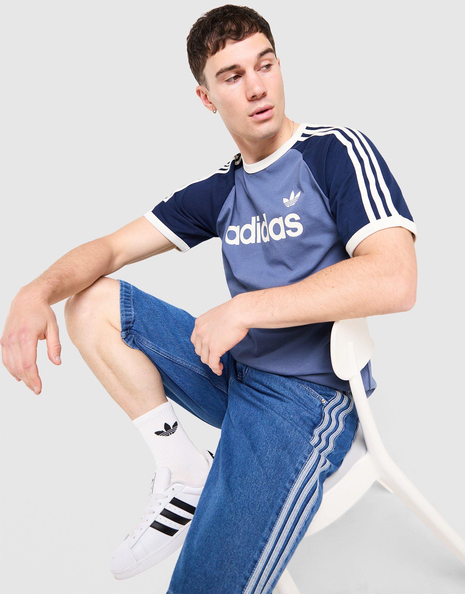 adidas Originals Colour Block 3-Stripes T-Shirt