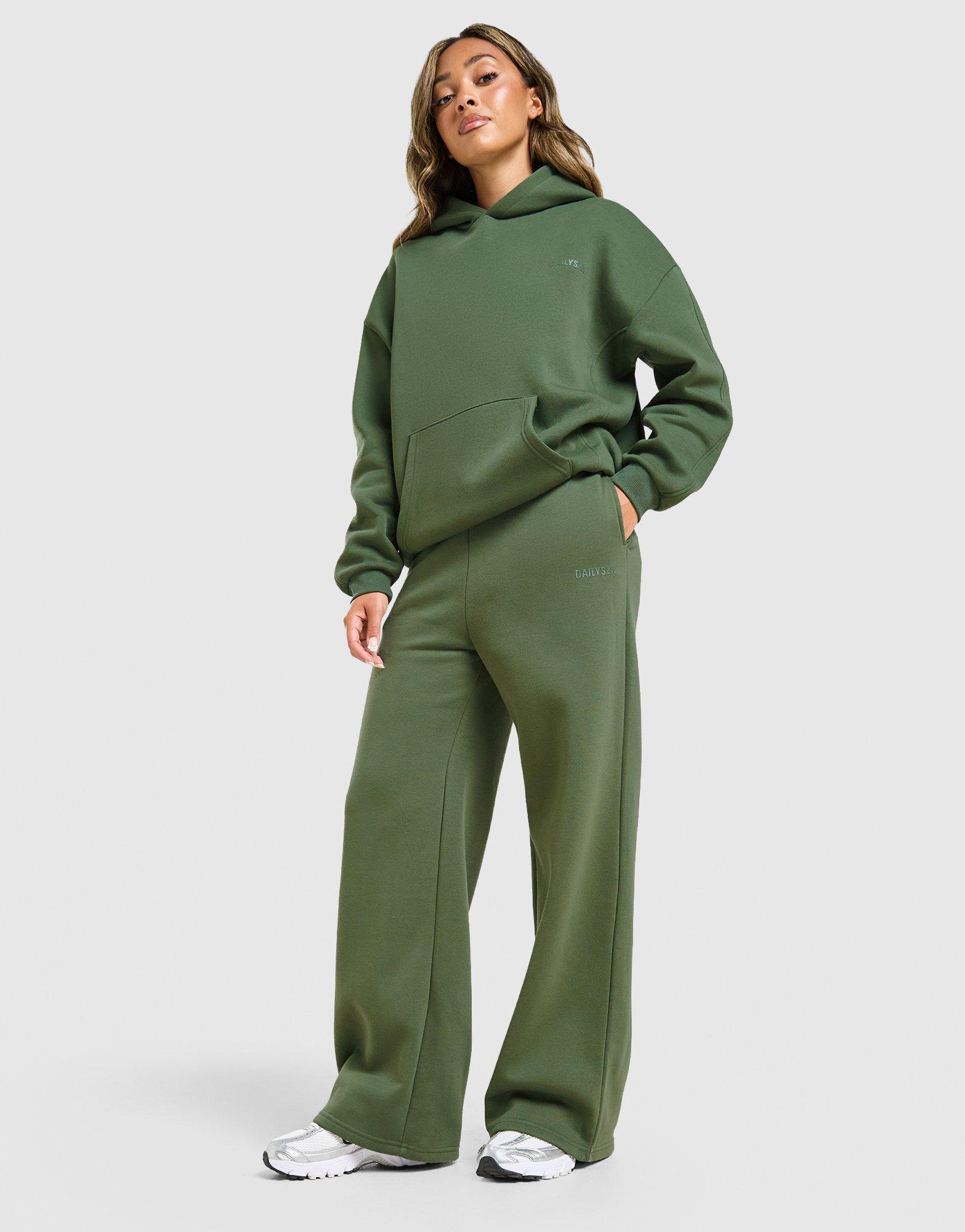 DAILYSZN Toasted Wide Leg Joggers