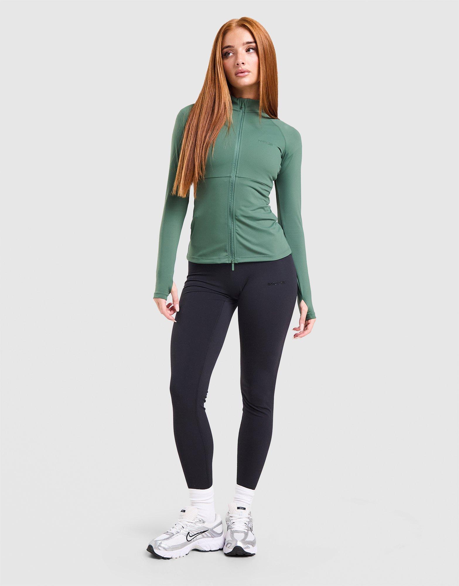 DAILYSZN Sculpt Full Zip Fitted Top
