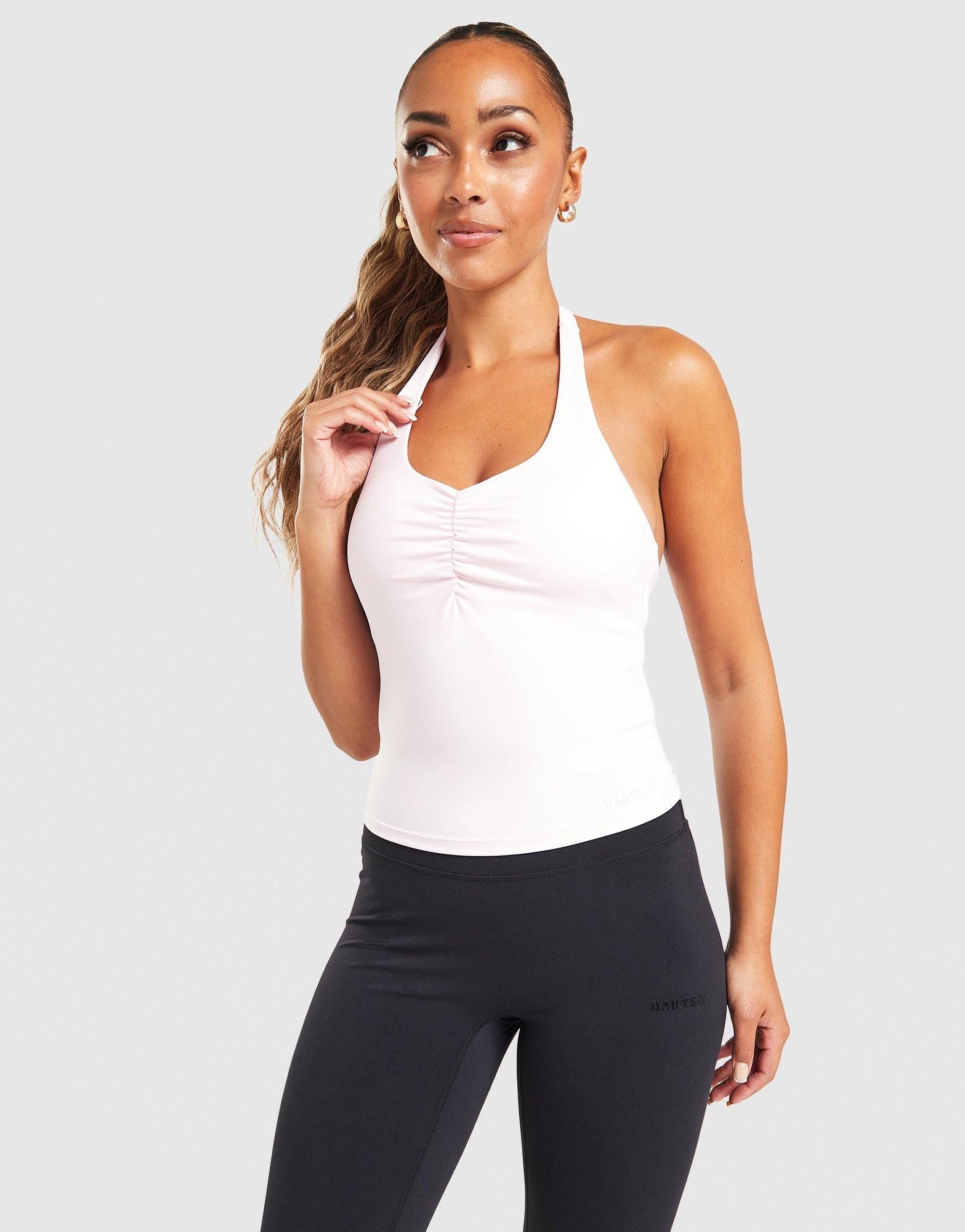 DAILYSZN Ruche Halter Top