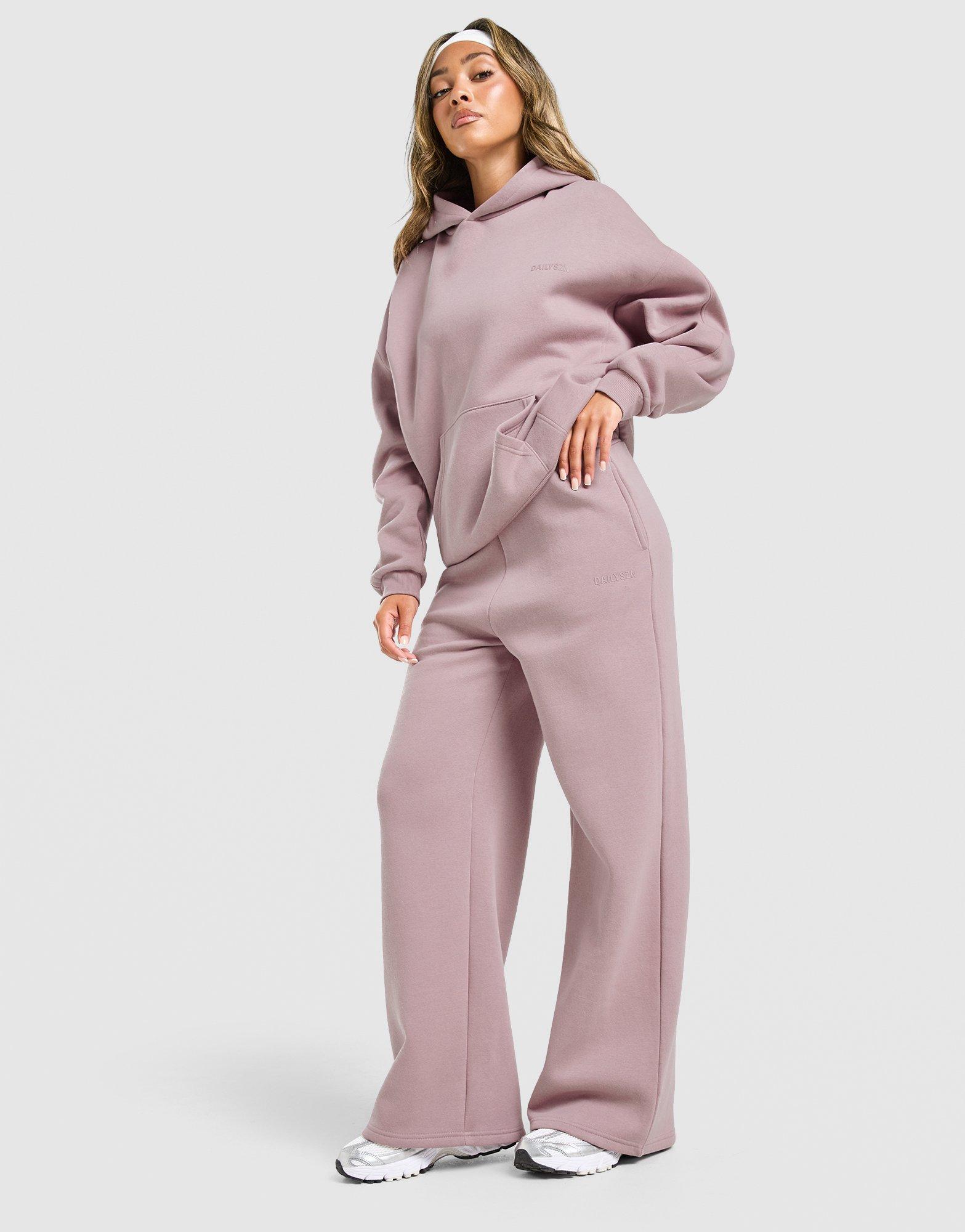 DAILYSZN Toasted Wide Leg Joggers
