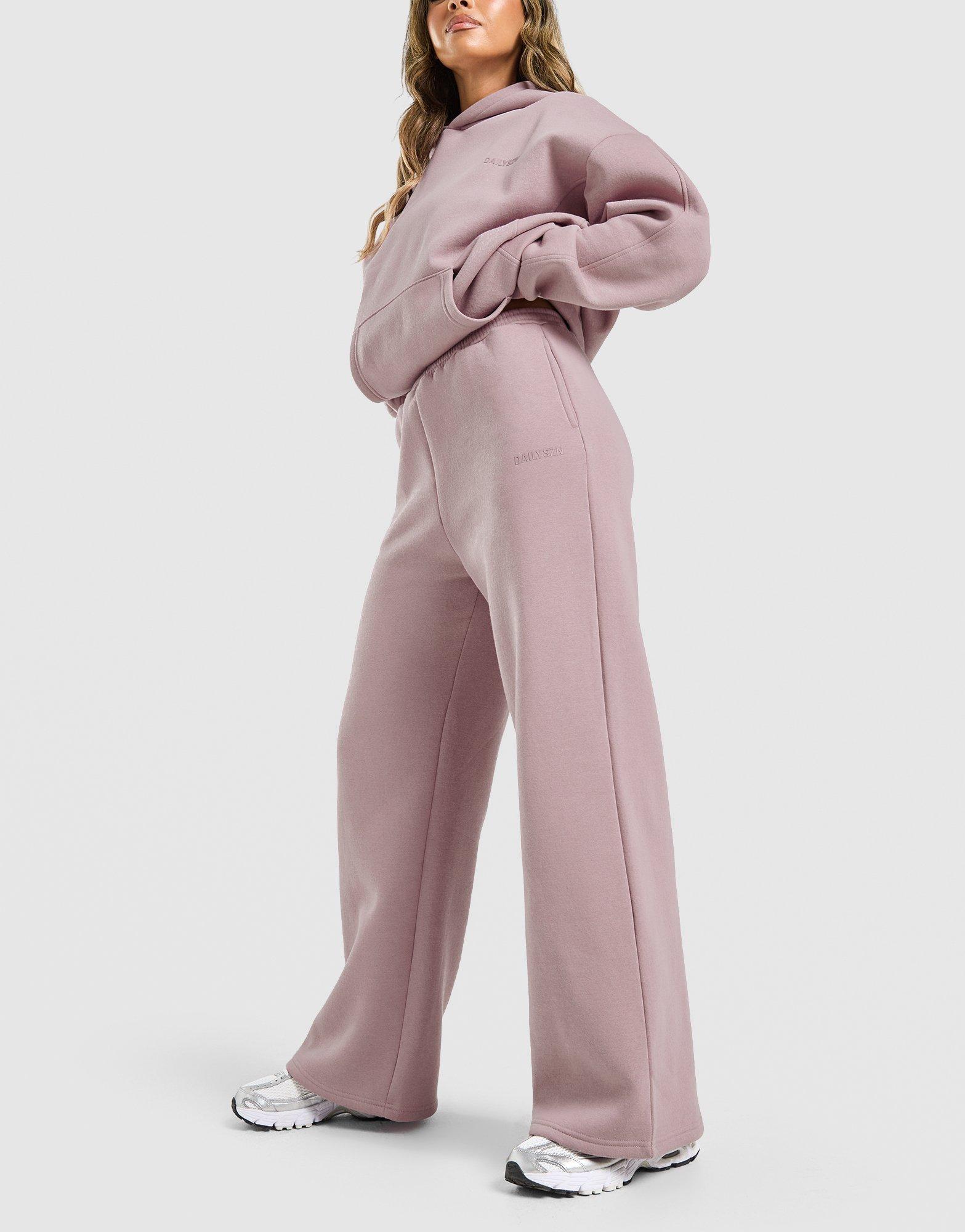 DAILYSZN Toasted Wide Leg Joggers