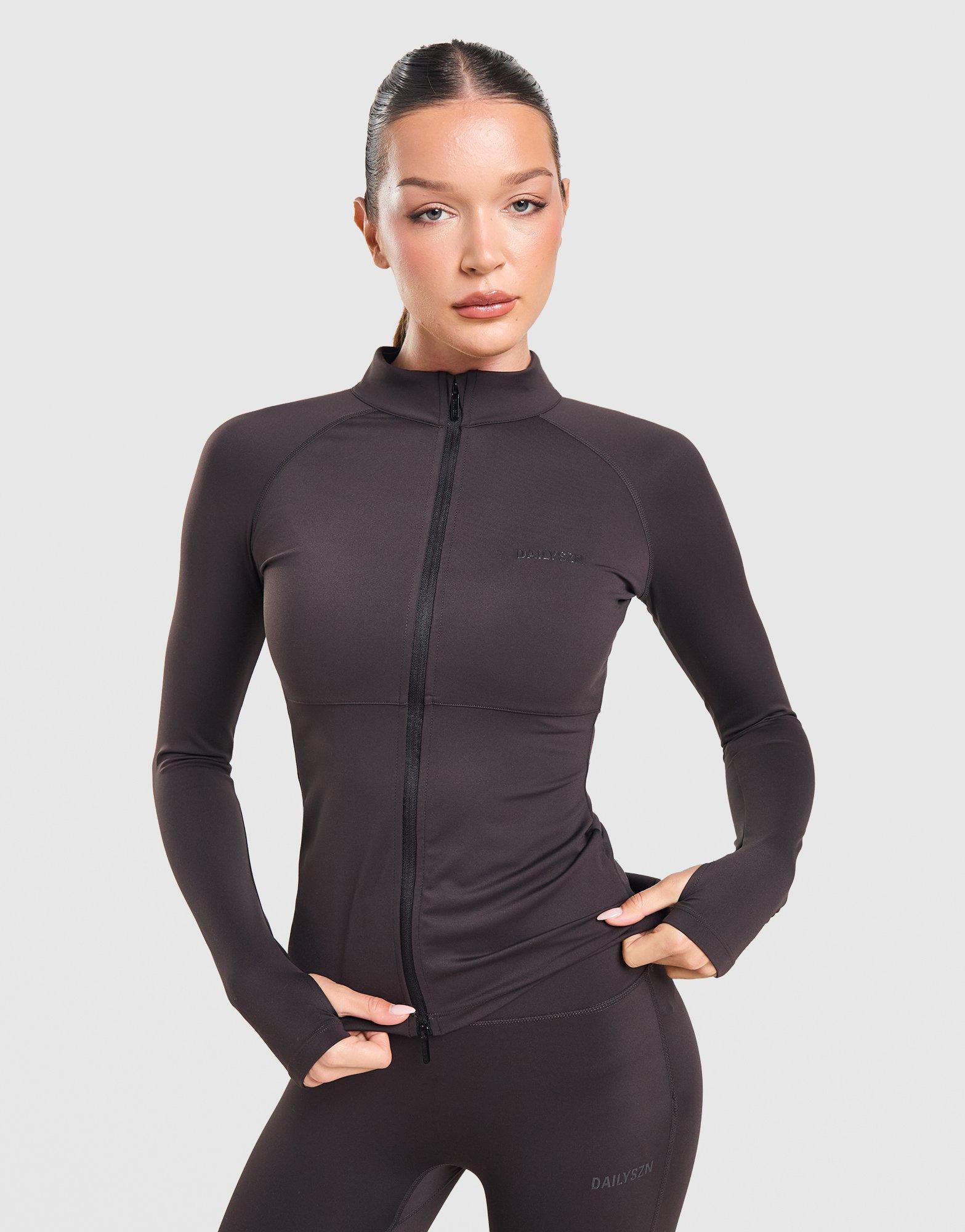 DAILYSZN Sculpt Full-Zip Fitted Oberteil