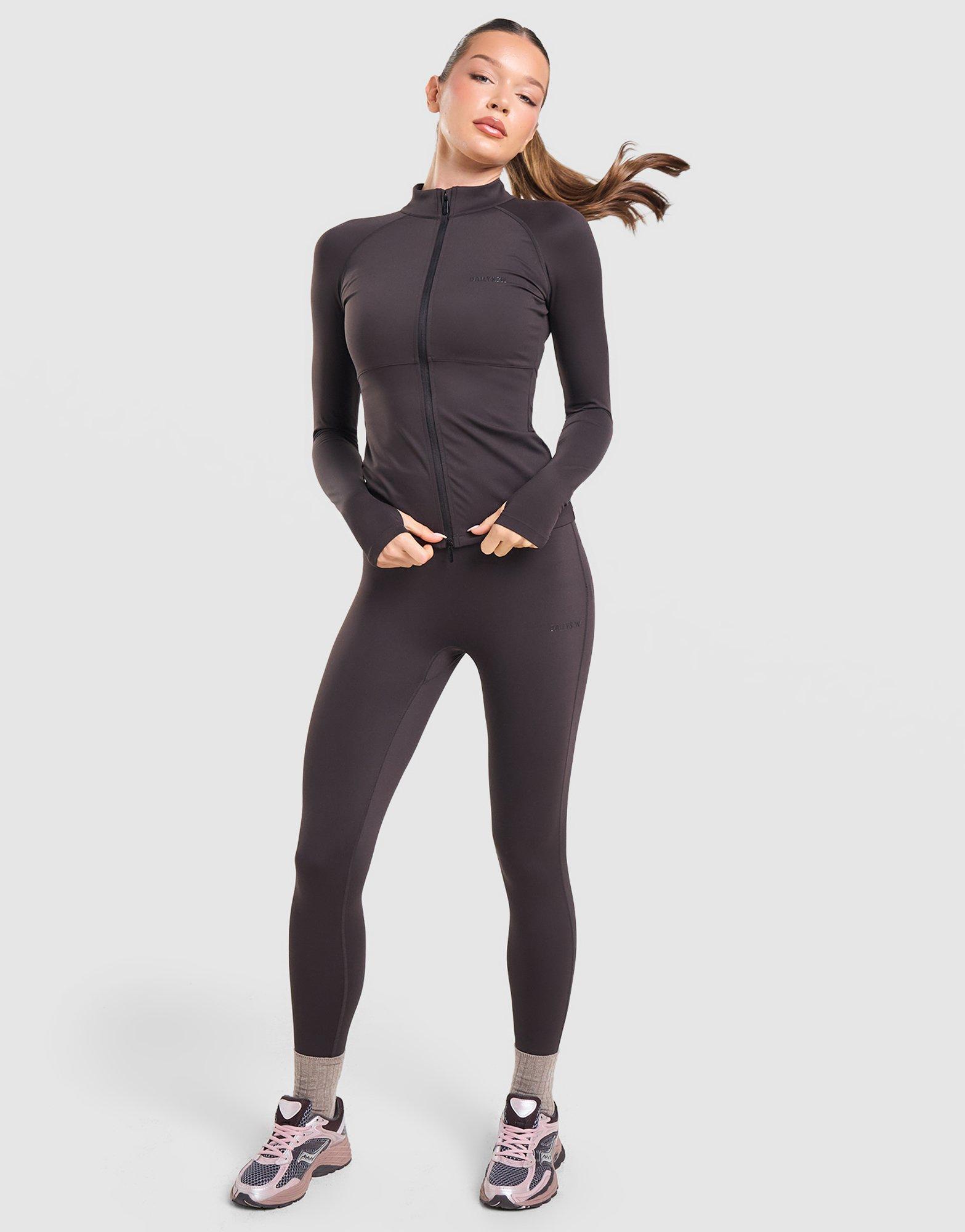 DAILYSZN Sculpt Full-Zip Fitted Oberteil