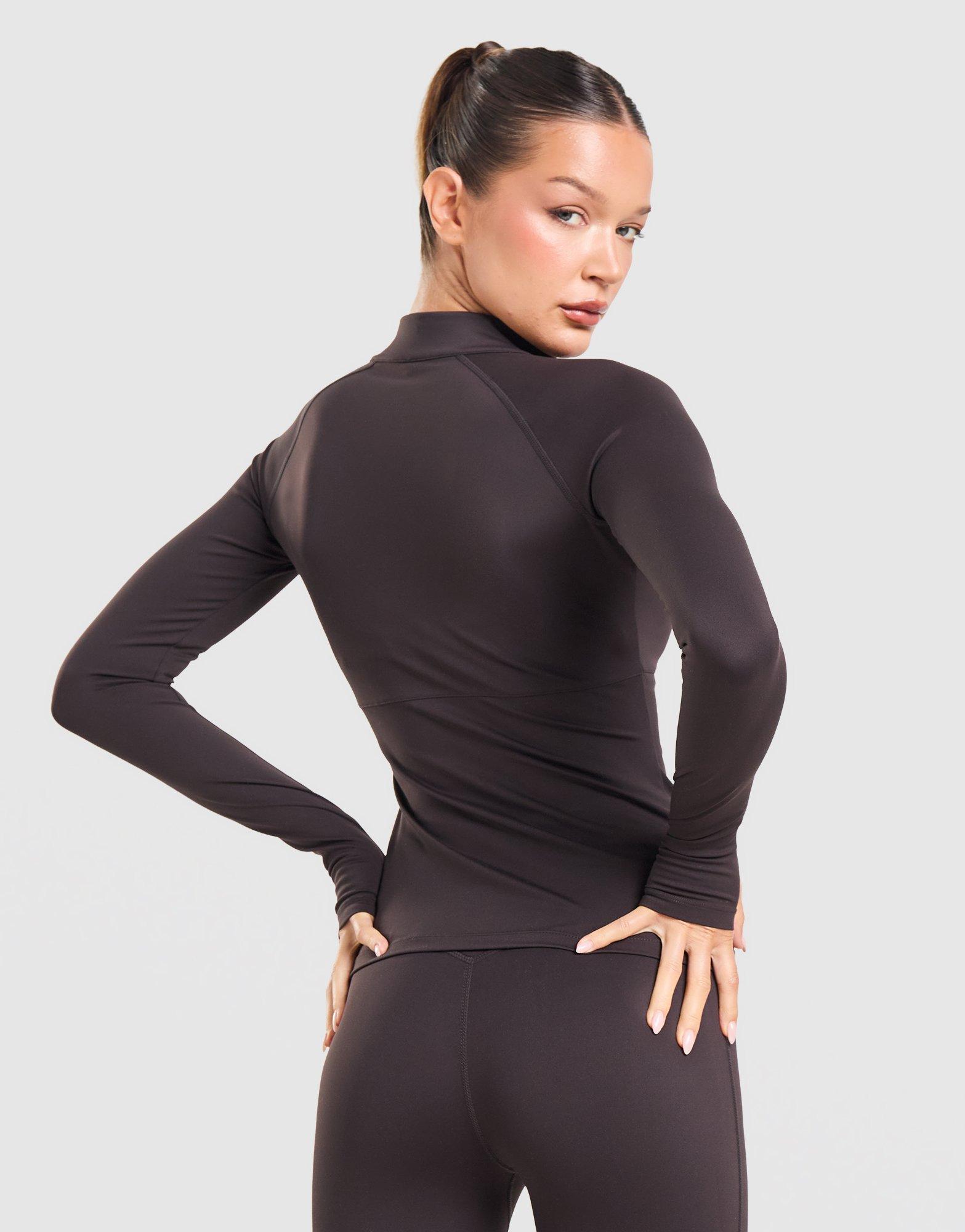 DAILYSZN Sculpt Full-Zip Fitted Oberteil