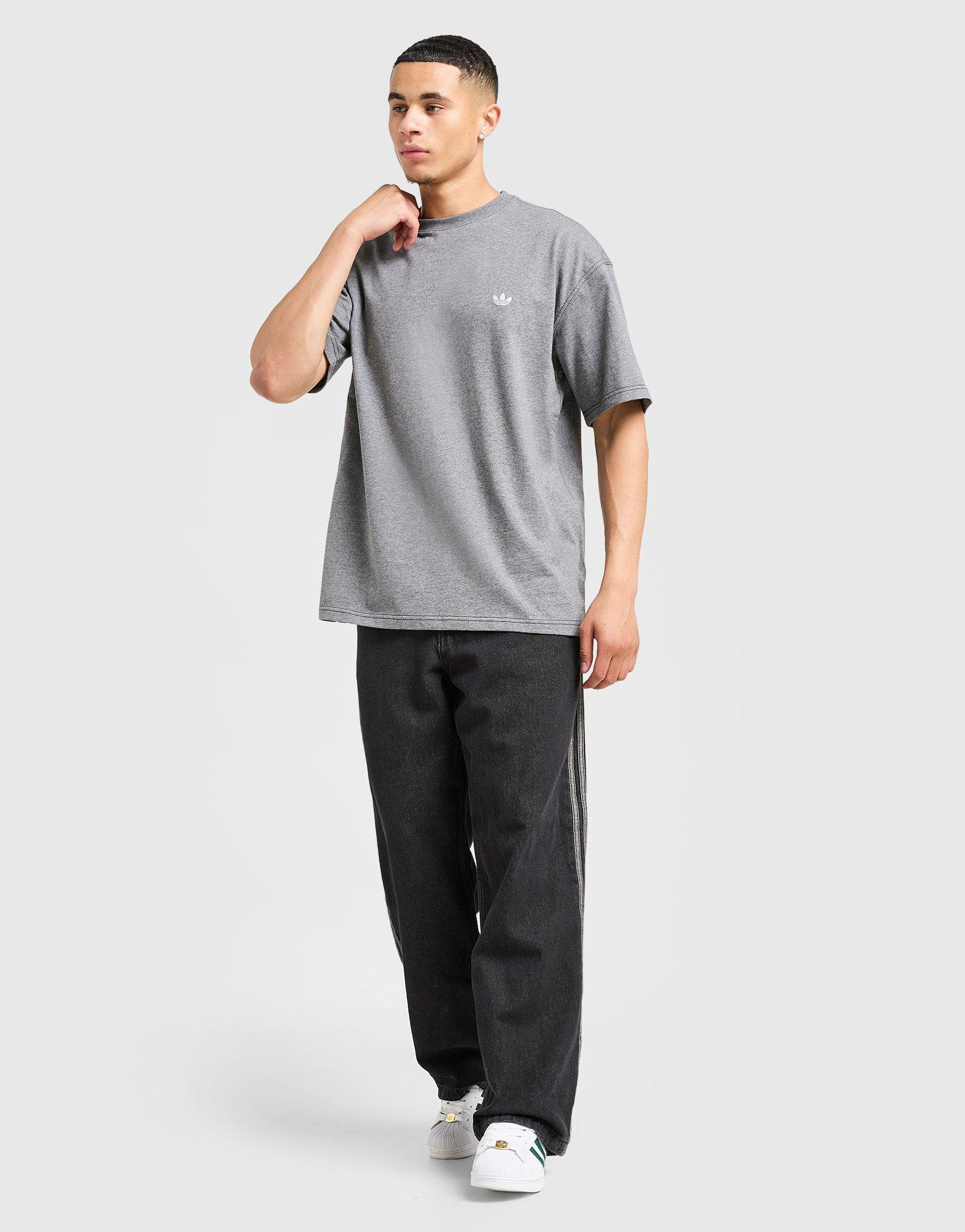 adidas Originals Trefoil Essentials Melange Loose Crop T-Shirt
