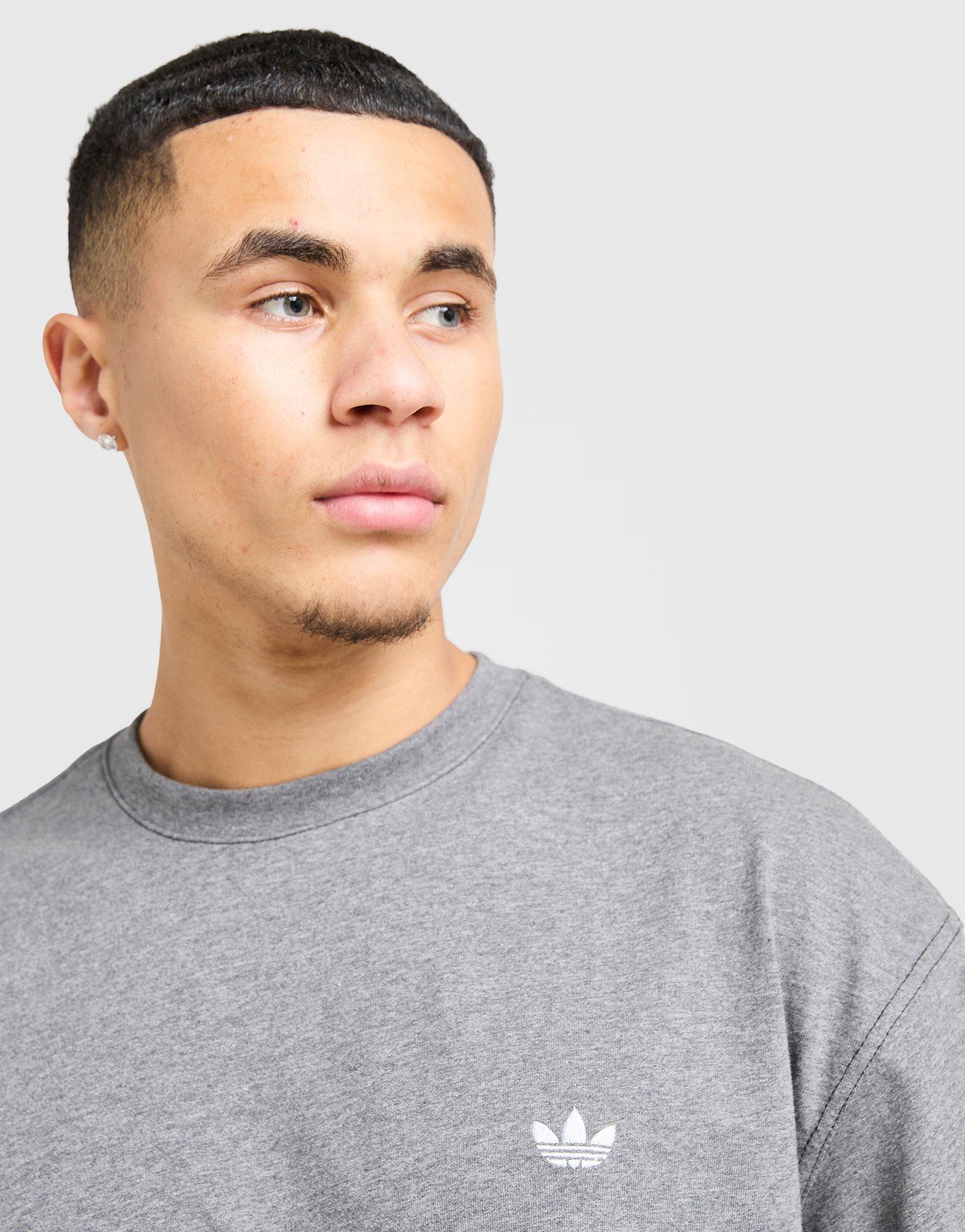 adidas Originals Trefoil Essentials Melange Loose Crop T-Shirt