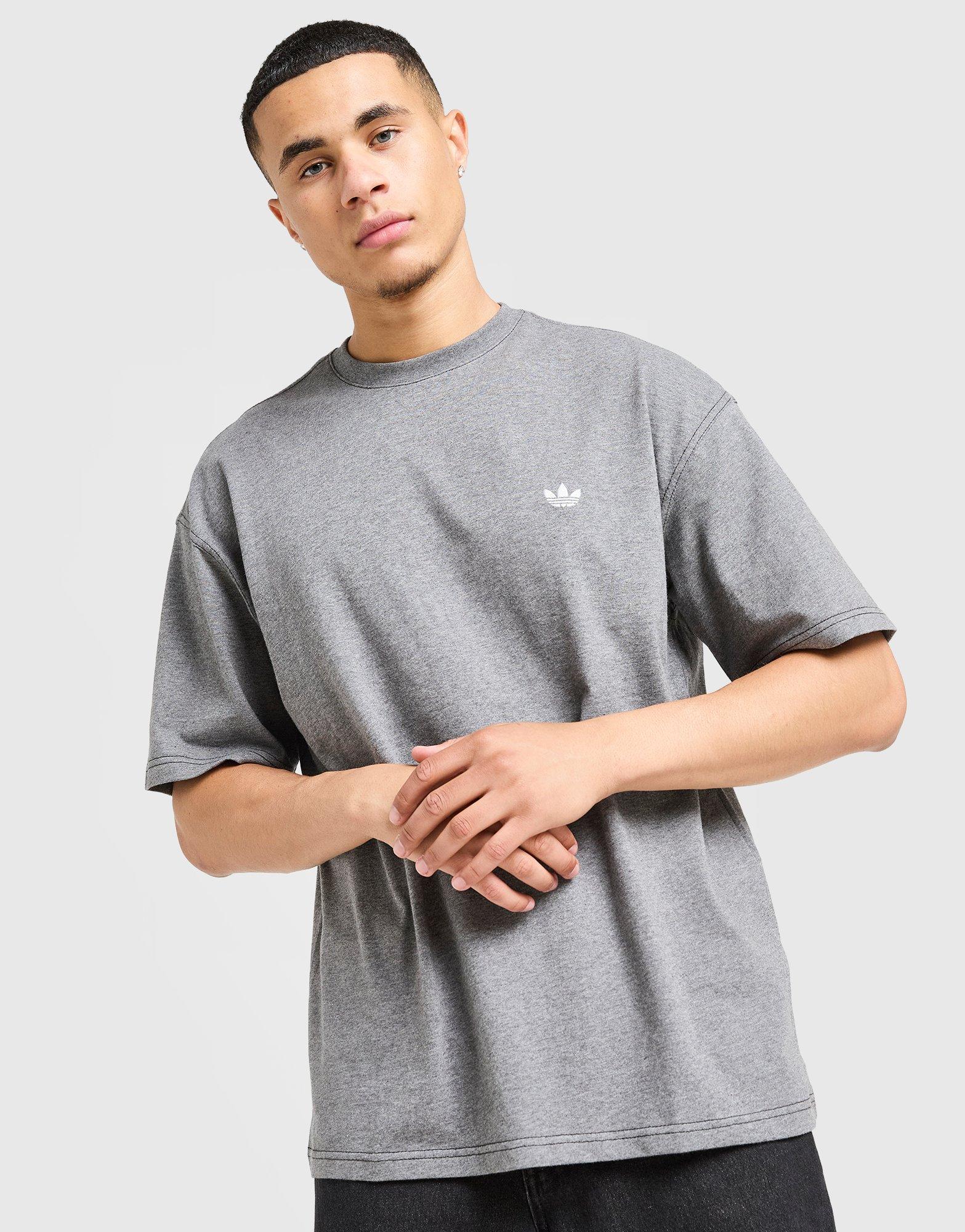 adidas Originals Trefoil Essentials Melange Loose Crop T-Shirt