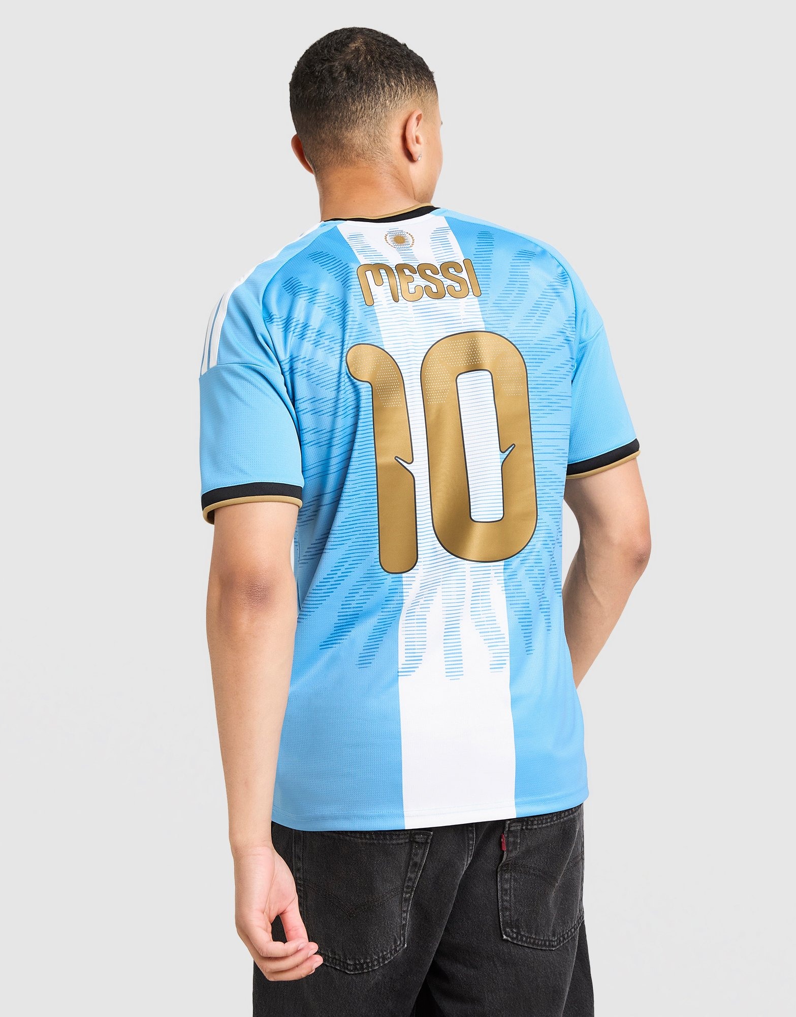 White adidas Argentina x Lionel Messi #10 Shirt - JD Sports Global