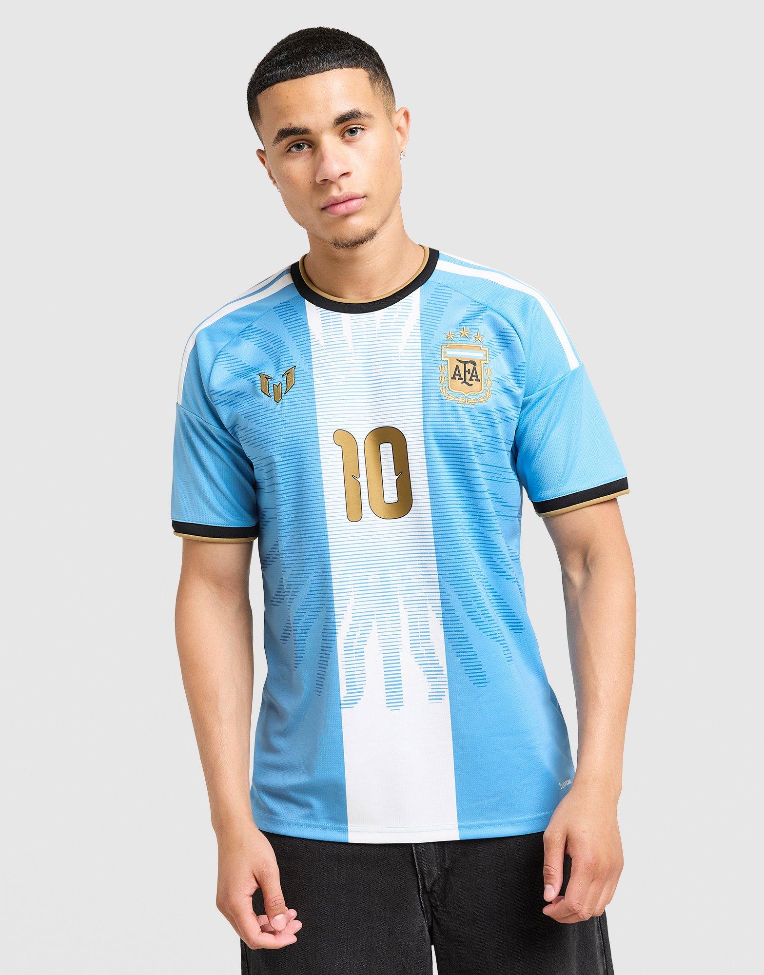 White adidas Argentina x Lionel Messi #10 Shirt - JD Sports Global