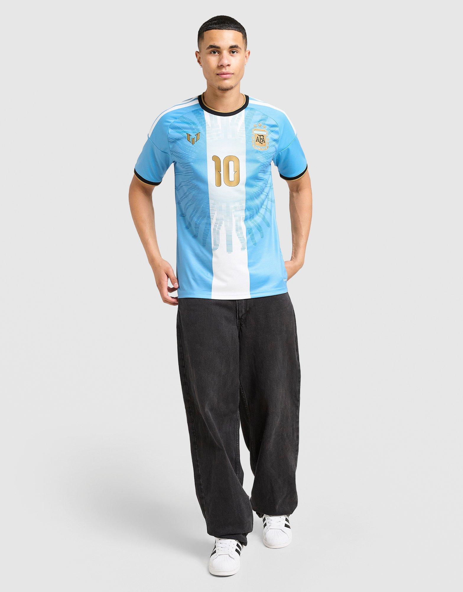 White adidas Argentina x Lionel Messi #10 Shirt - JD Sports Global