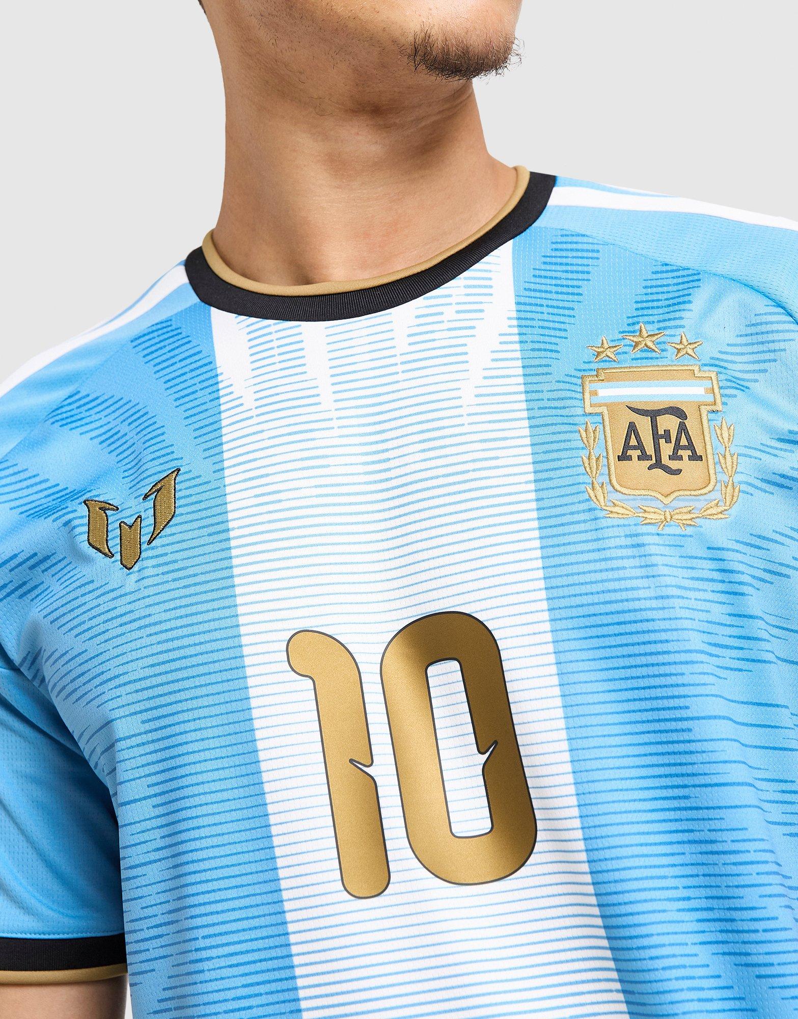 Argentina MESSI 10 ユニフォーム White adidas Argentina x Lionel Messi #10 Shirt - JD Sports Global