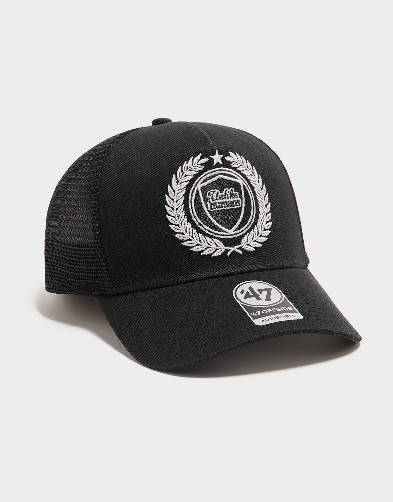Unlike Humans Crest Trucker Cap