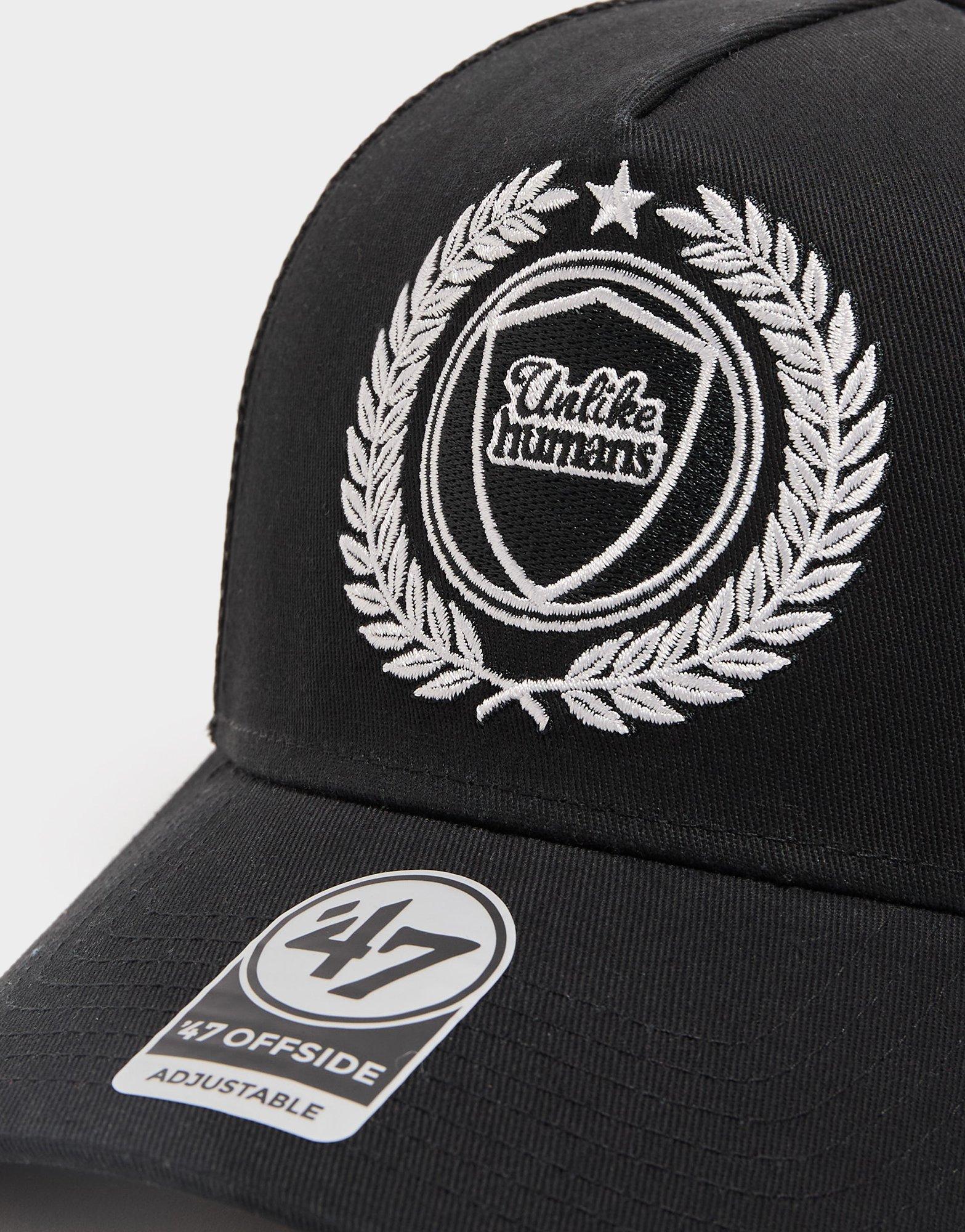 Unlike Humans Crest Trucker Cap