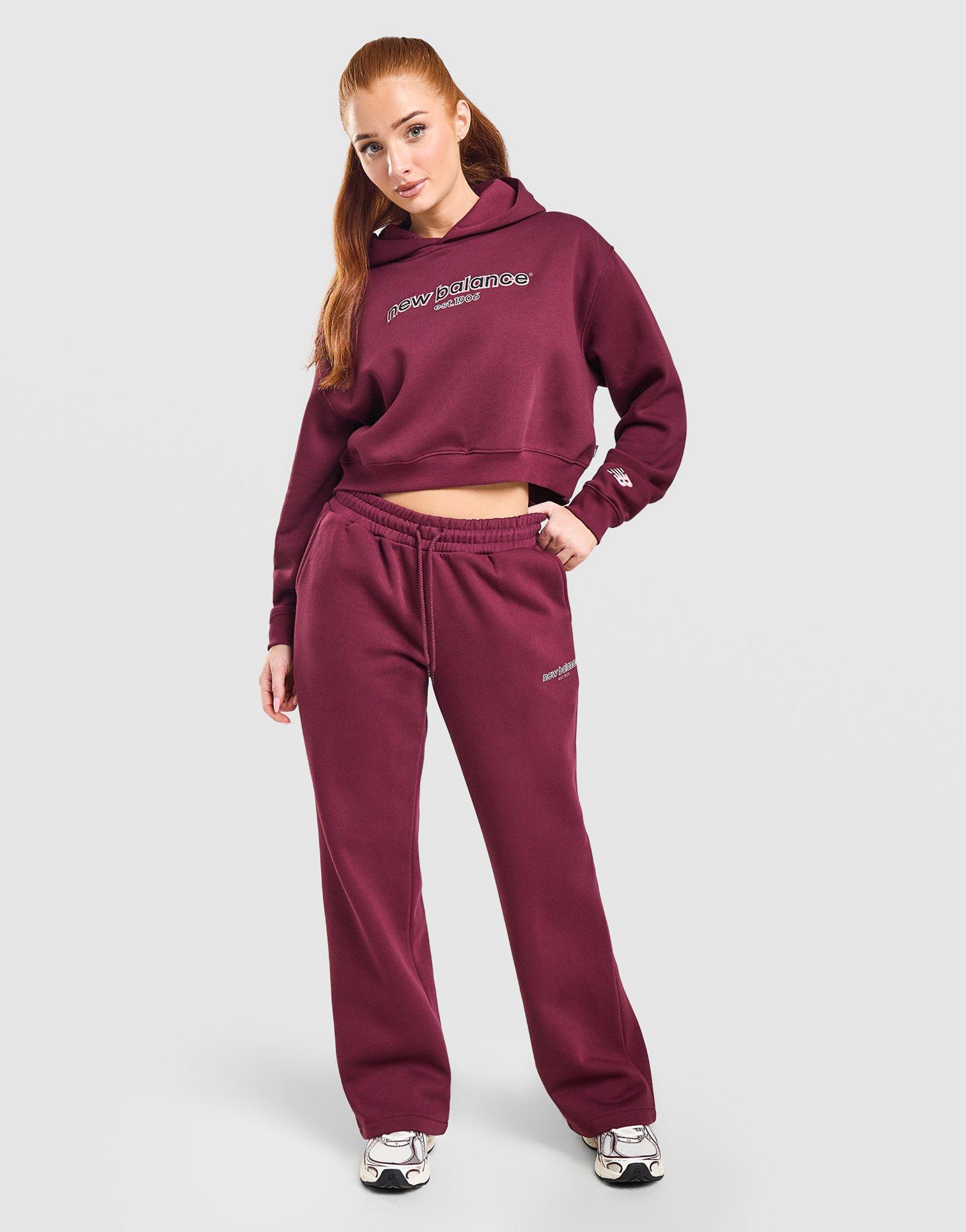 New Balance College Cropped Overhead Hoodie