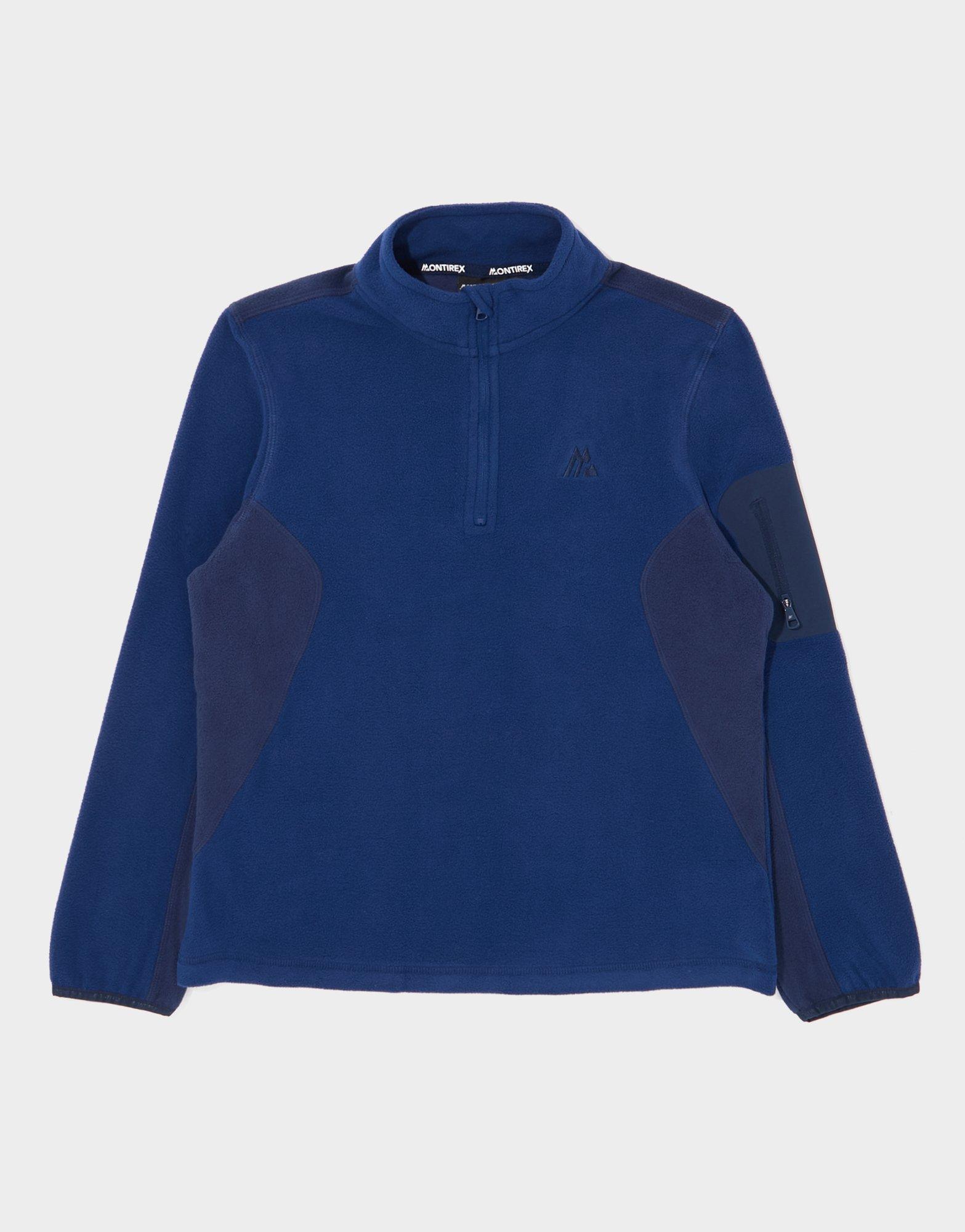 Blue MONTIREX Rift Polar 1/4 Zip Fleece Junior - JD Sports UK