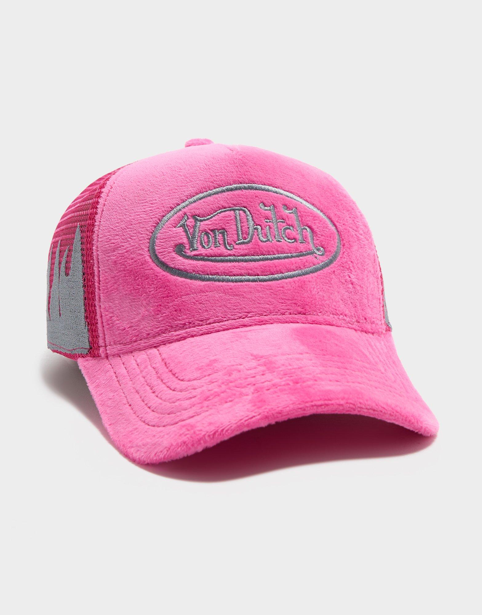Von Dutch Velour Trucker Cap