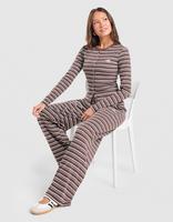adidas Originals Pantaloni della Tuta Stripe Rib da Donna